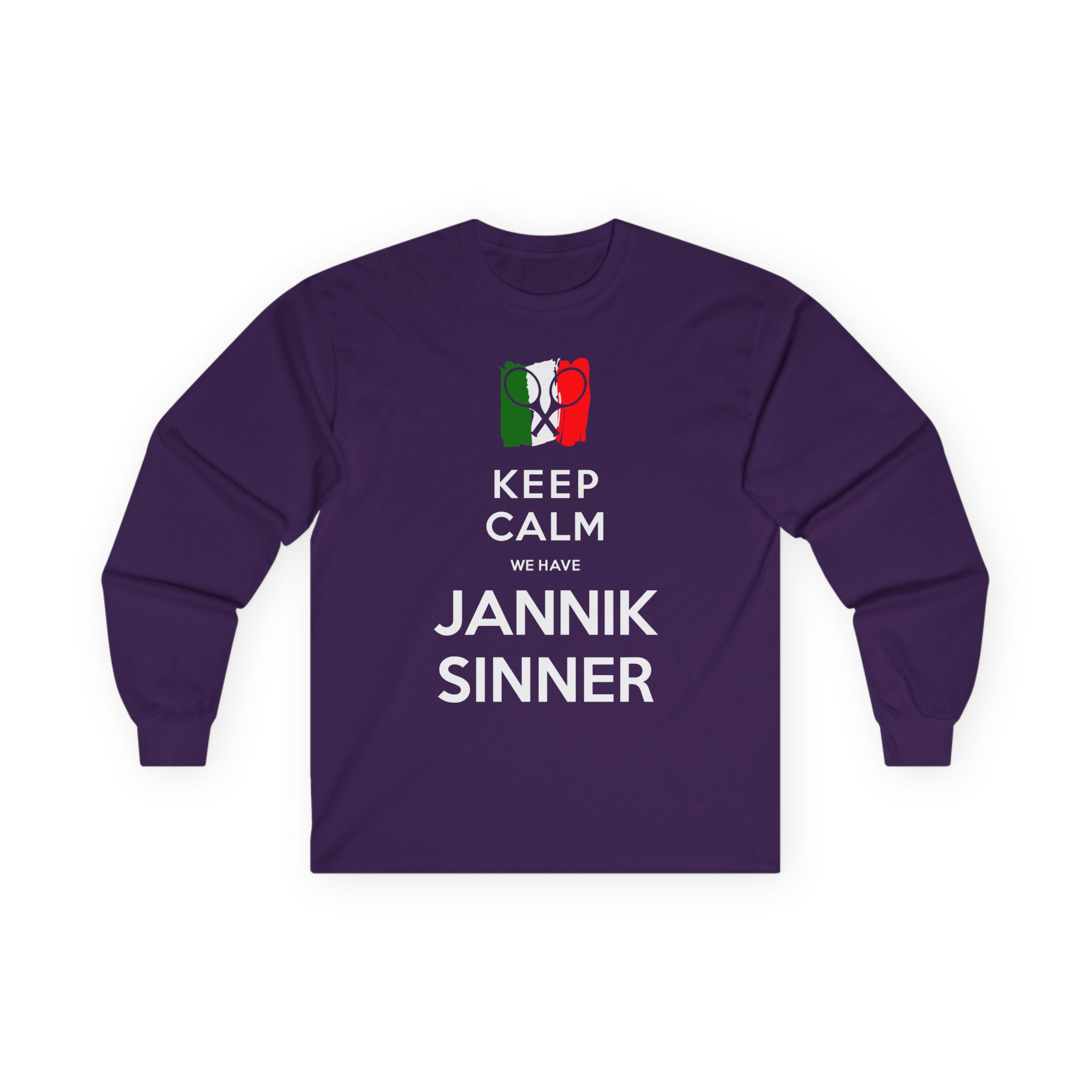 Jannik Sinner Keep Calm We Have Unisex Ultra Cotton Long Sleeve Tee