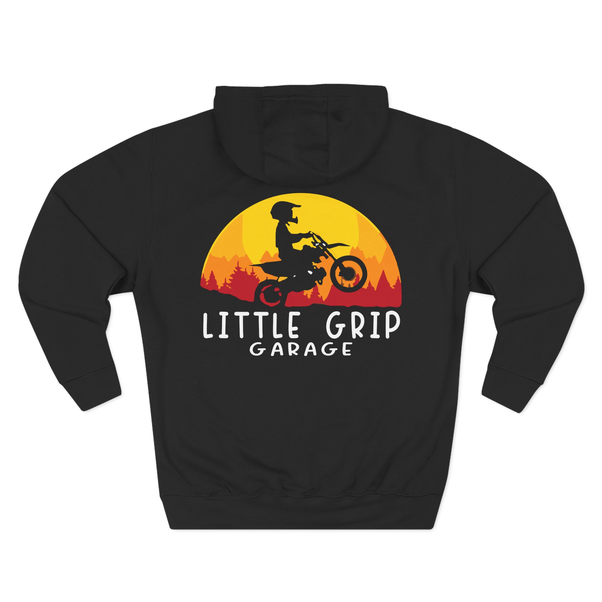 Vicegripgarage New Little Grip Garage Three-Panel Fleece Hoodie