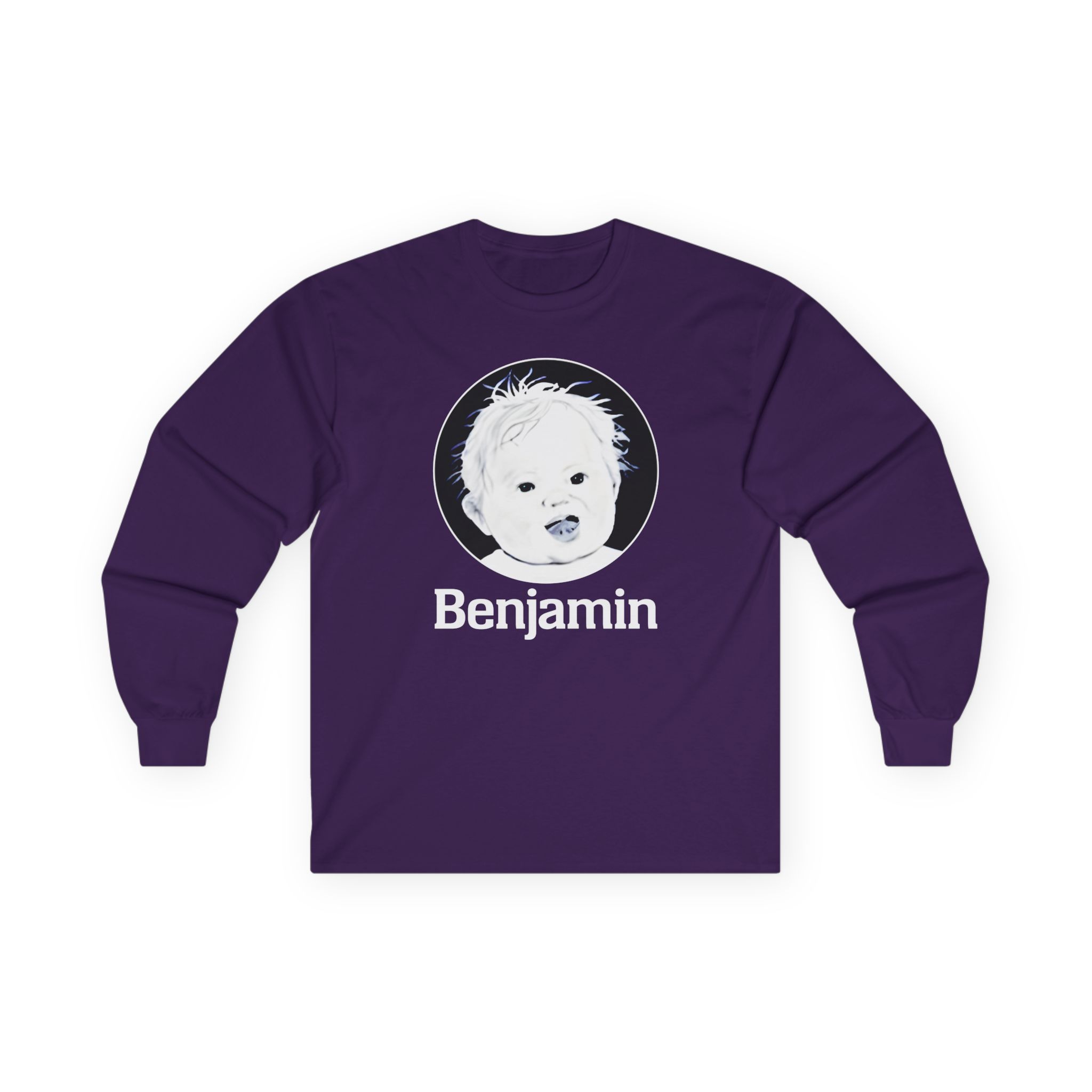 Garrett Watts Baby Benjamin Unisex Ultra Cotton Long Sleeve Tee