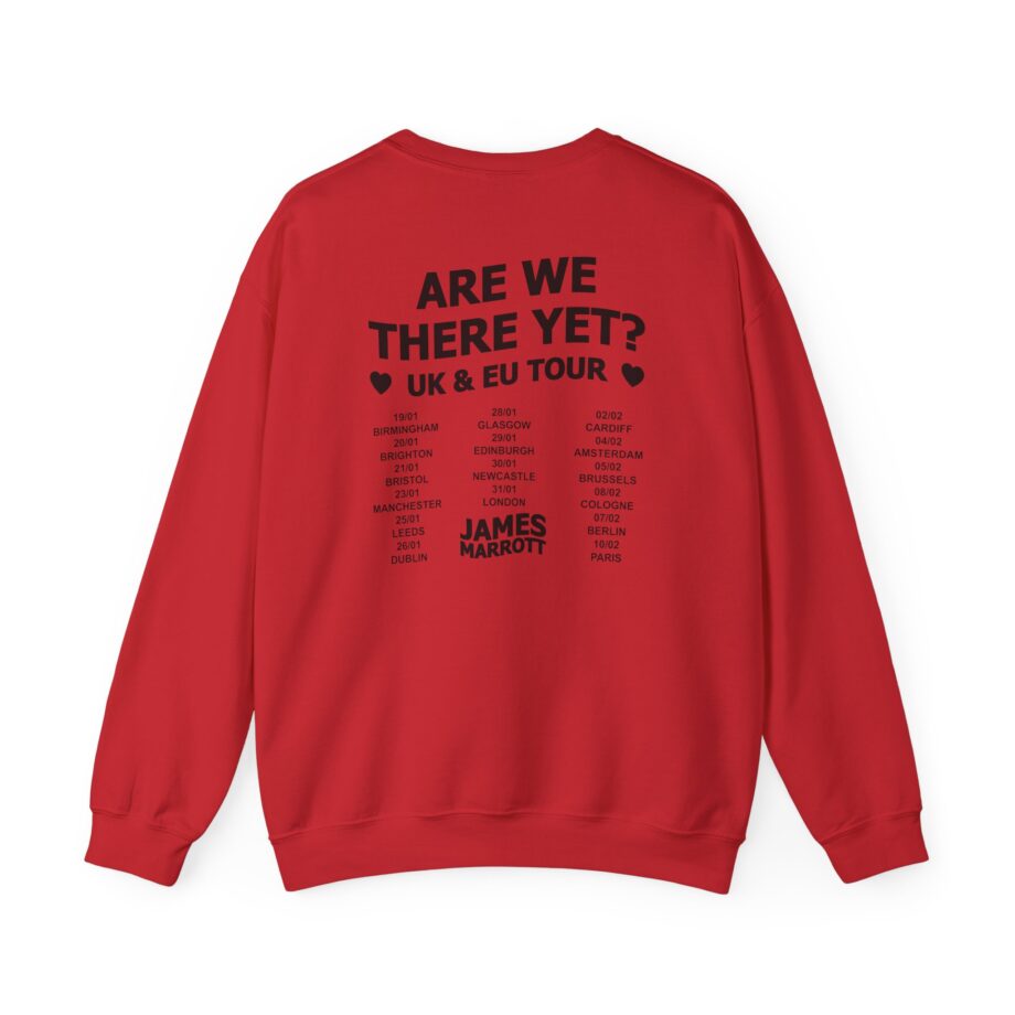 James Marriott 2024 Tour Logo Unisex Heavy Blend™ Crewneck Sweatshirt