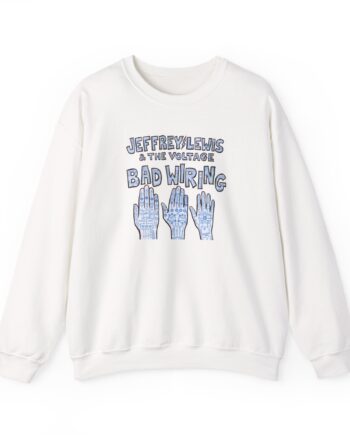 Jeffrey Lewis Bad Wiring 12" Unisex Heavy Blend™ Crewneck Sweatshirt