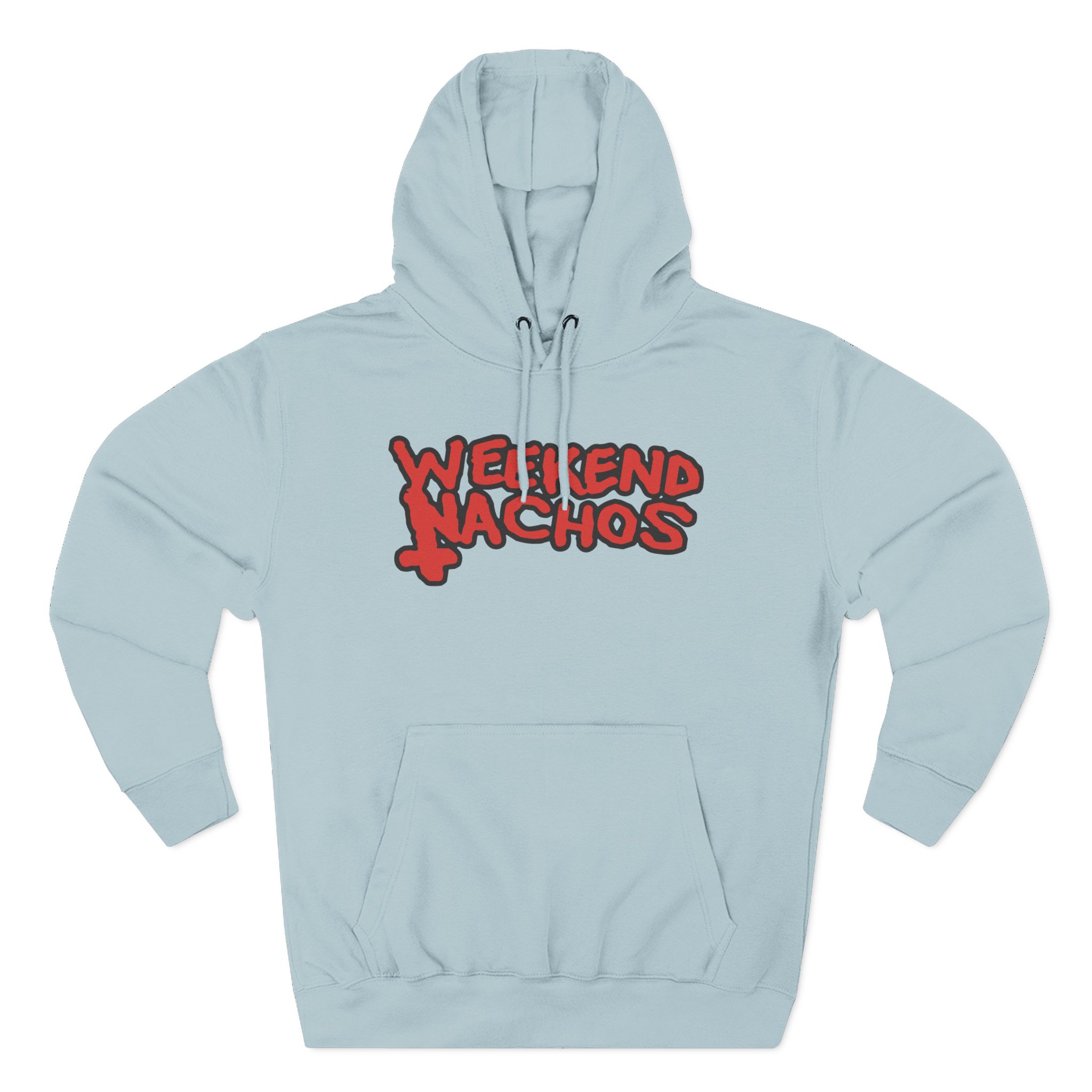 Weekend Nachos Christian Three-Panel Fleece Hoodie