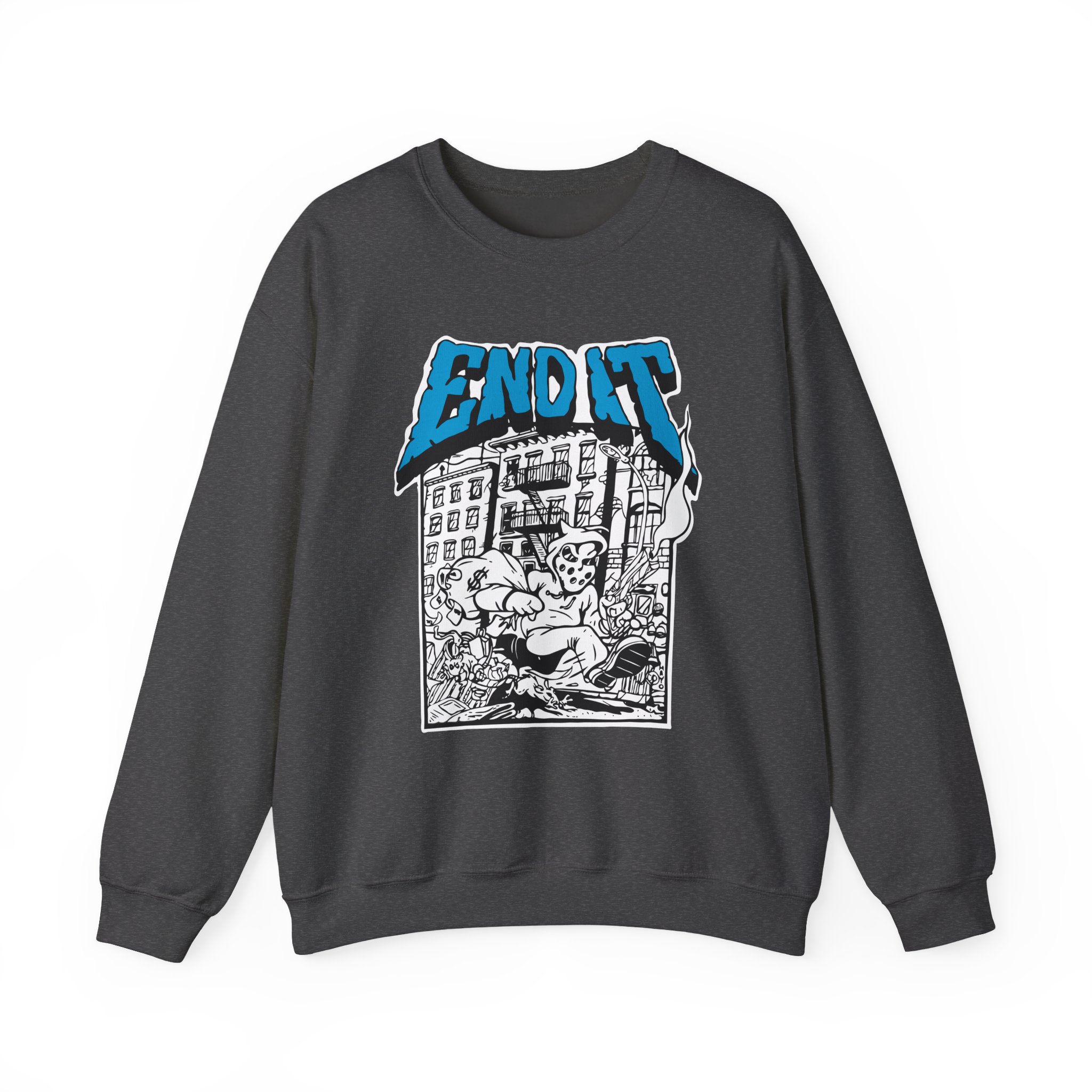 End It Unisex Heavy Blend Crewneck Sweatshirt