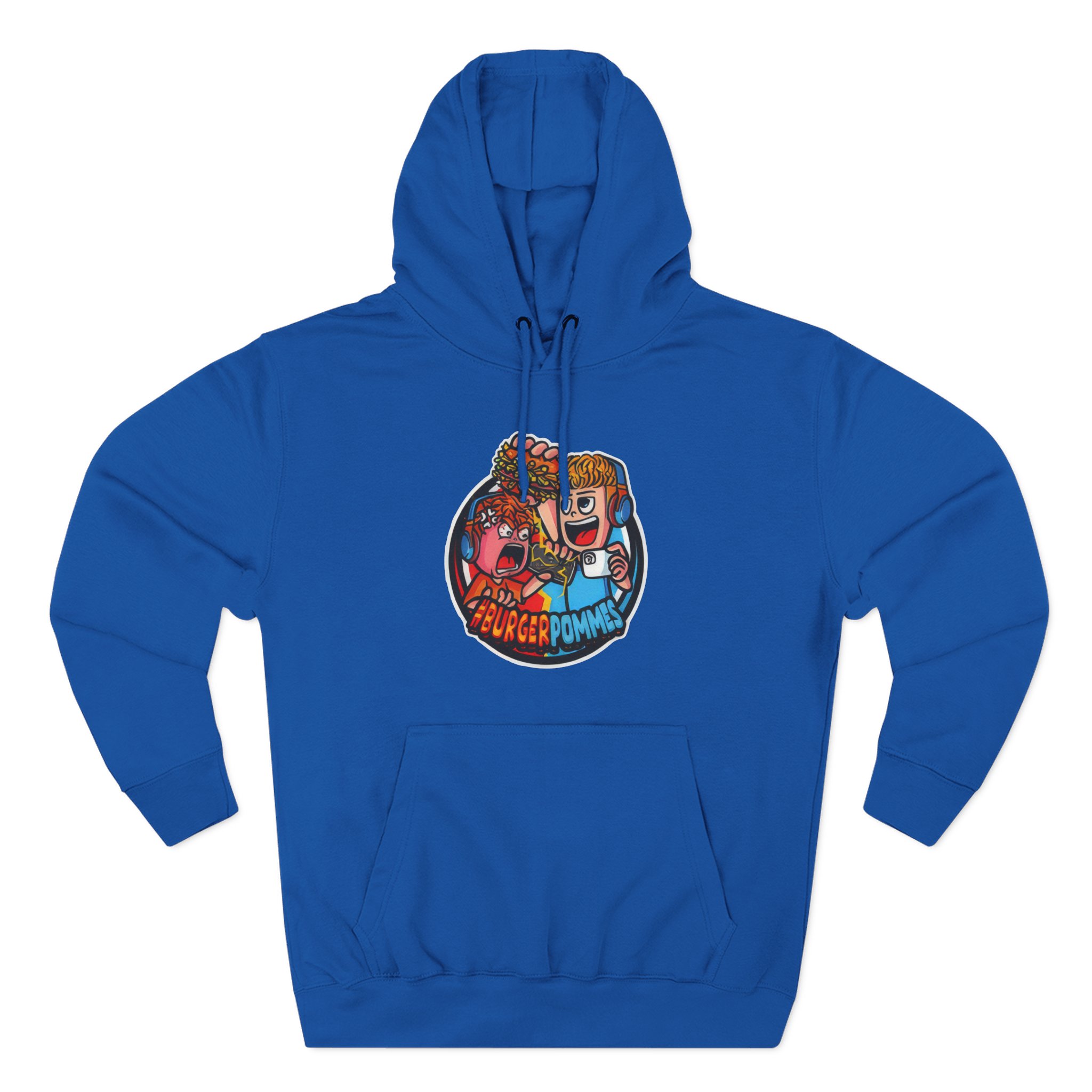 Burger Pommes Three-Panel Fleece Hoodie