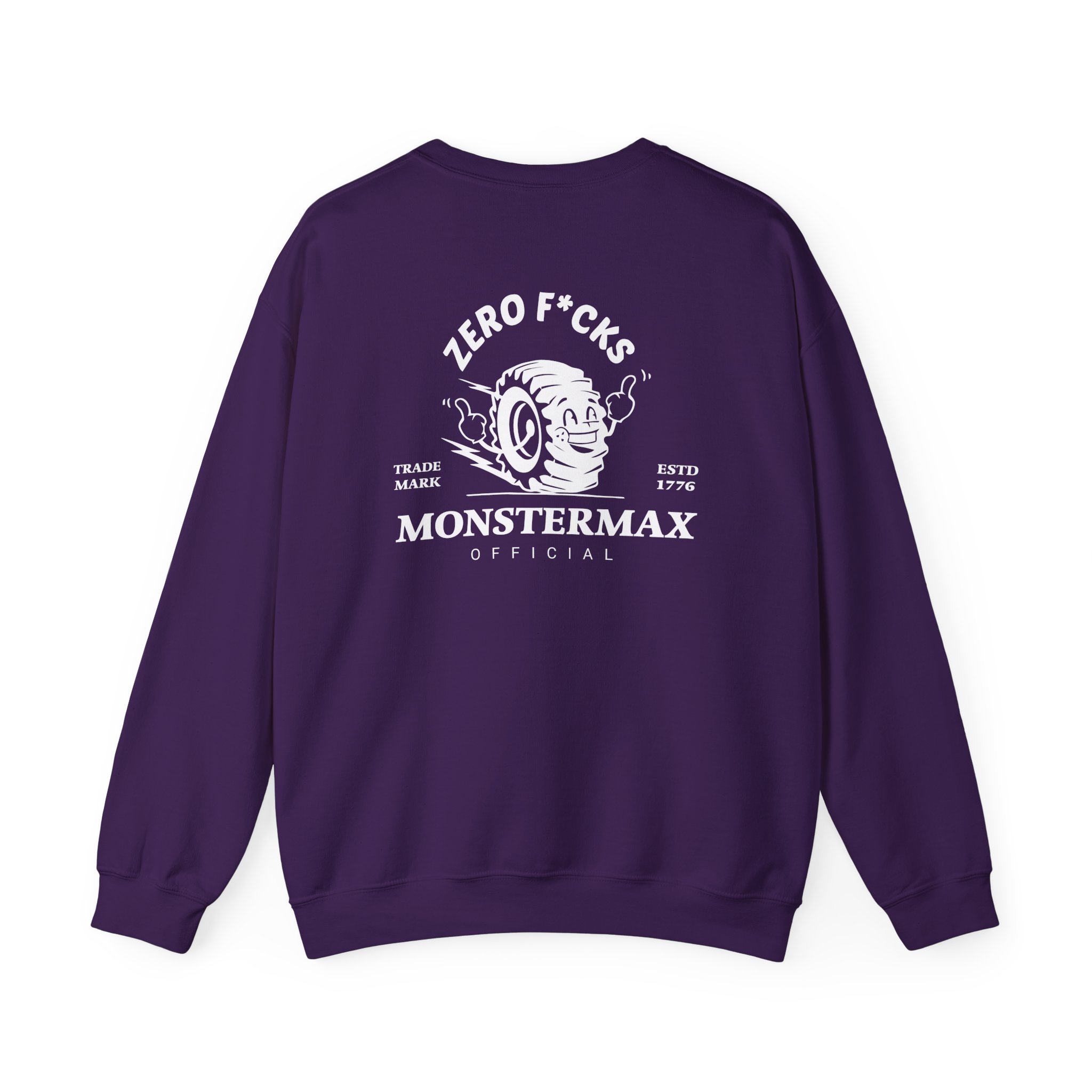 Monstermax Zero Fucks Unisex Heavy Blendâ„¢ Crewneck Sweatshirt