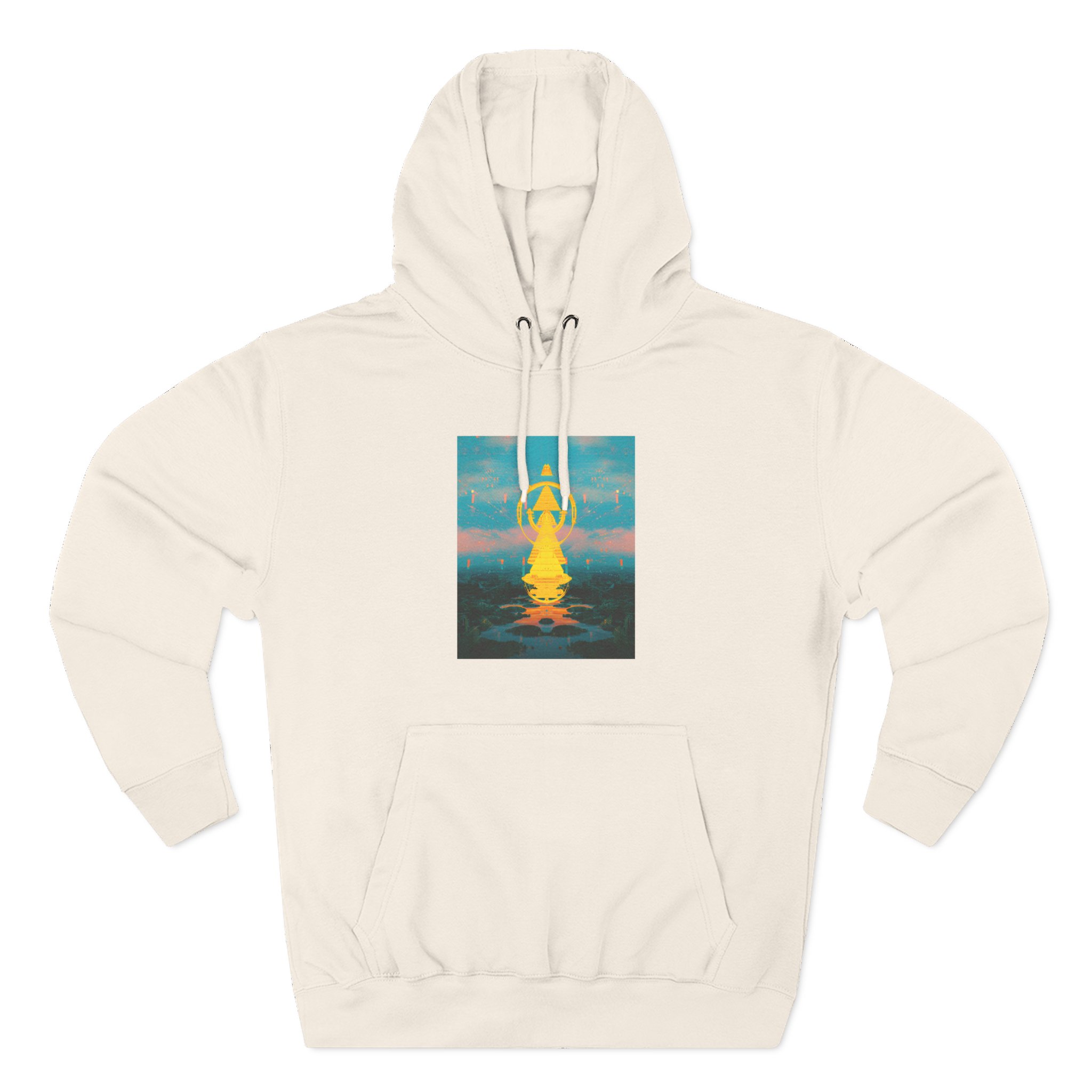 Pretty Lights Admat Three-Panel Fleece Hoodie