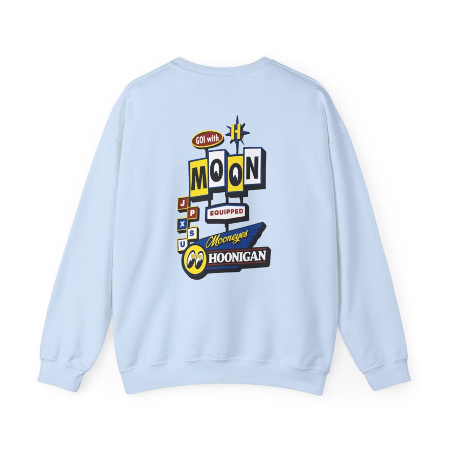 Ken Block Hoonigan X Mooneyes Moonmotel Unisex Heavy Blend™ Crewneck Sweatshirt