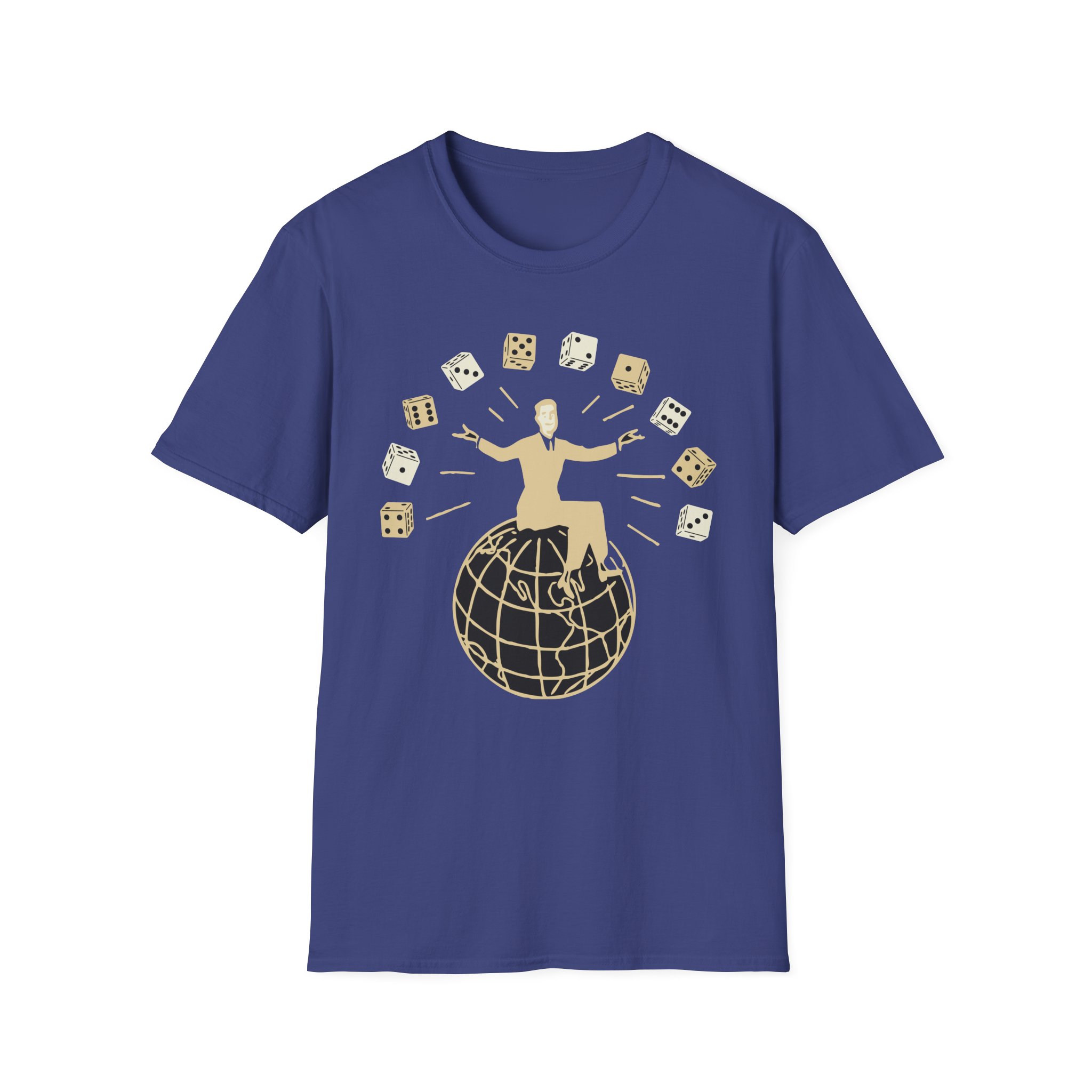 Set Your Goals Dice Unisex Softstyle T-Shirt