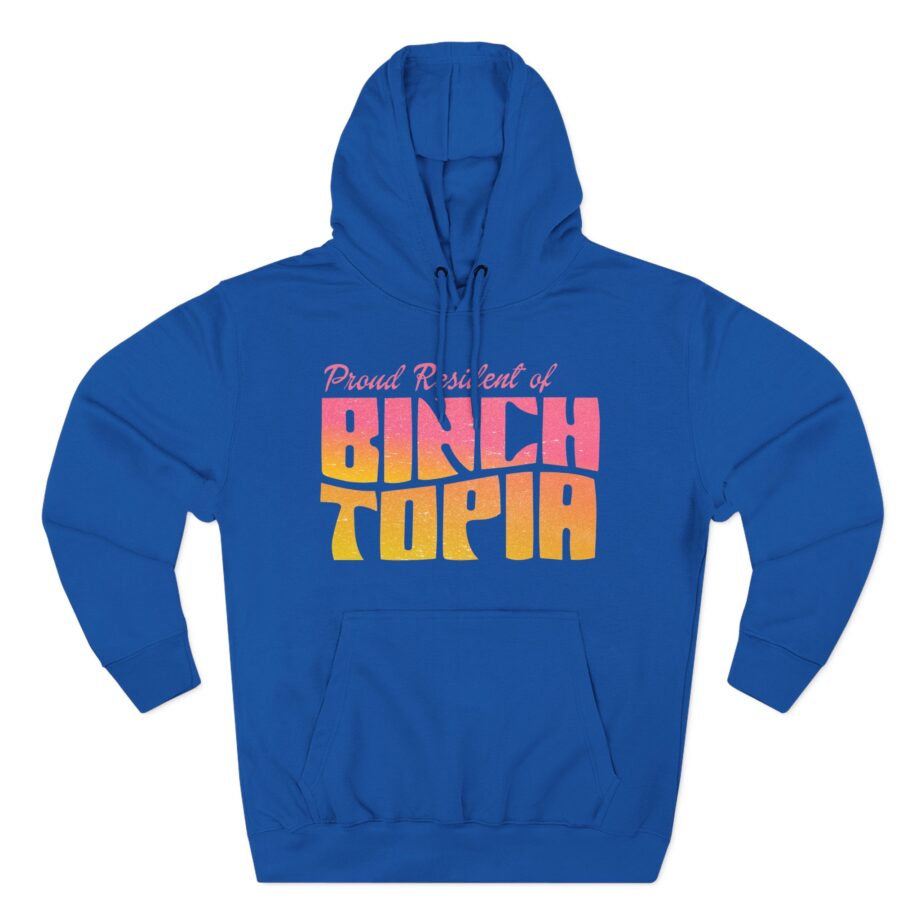 Binchtopia Three-Panel Fleece Hoodie
