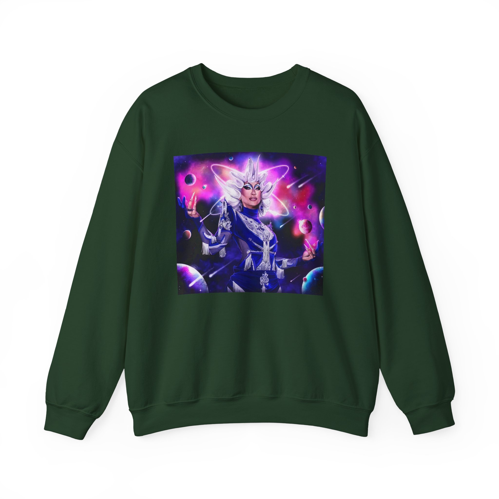 Anetra Galaxy Unisex Heavy Blendâ„¢ Crewneck Sweatshirt