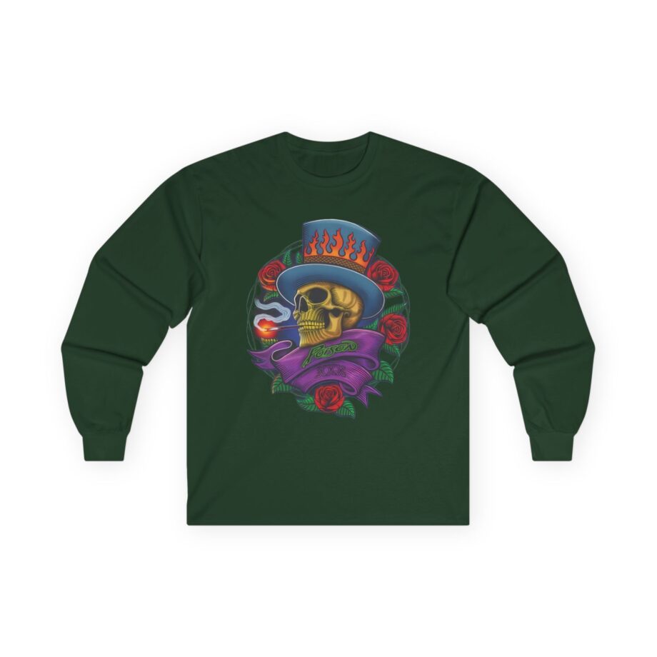 Poison Skull Unisex Ultra Cotton Long Sleeve Tee