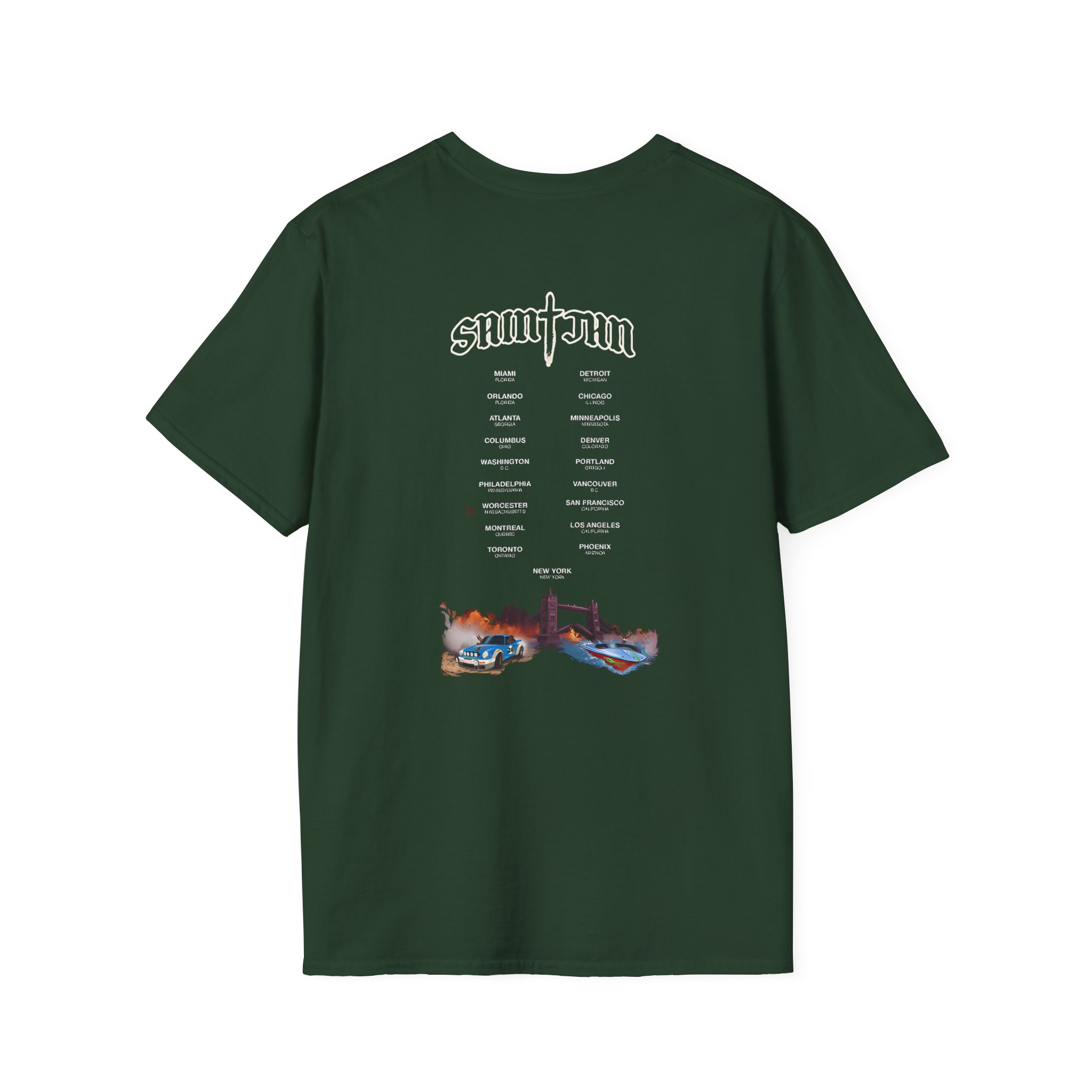 Saint JhnIgnorant Forever World Tour Unisex Softstyle T-Shirt
