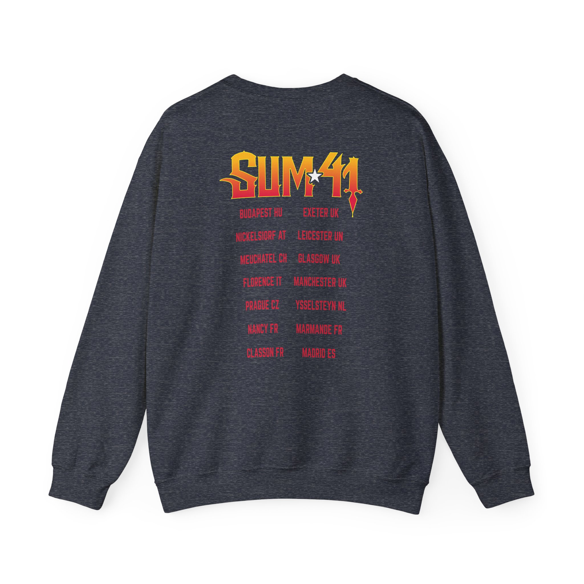 Sum 41 Out for Blood Unisex Heavy Blendâ„¢ Crewneck Sweatshirt