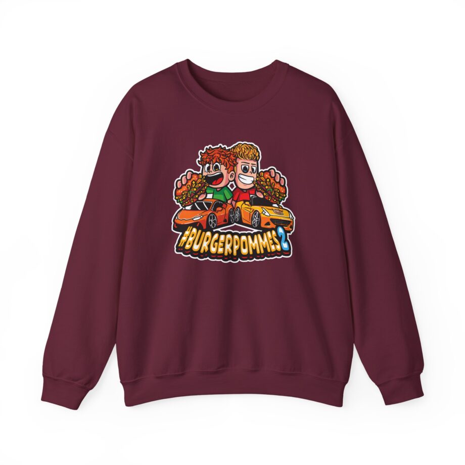 Burger Pommes Unisex Heavy Blend™ Crewneck Sweatshirt
