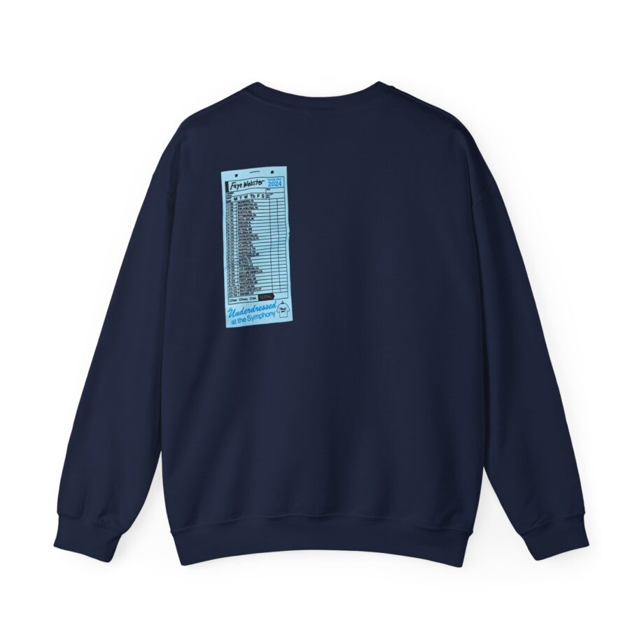 Faye Webster Underdressed at the Symphony 2024 Tour Unisex Heavy Blend™ Crewneck Sweatshirt