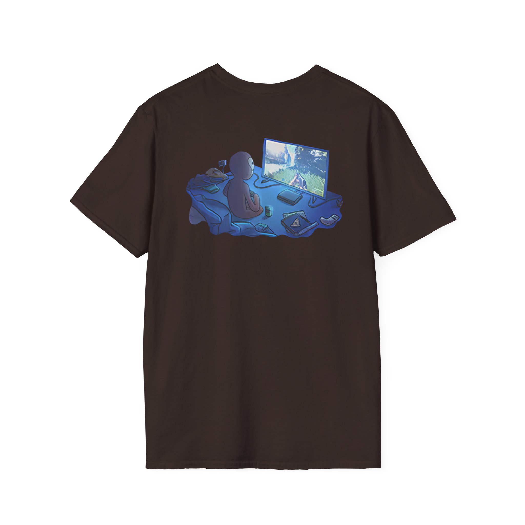 Spoonkid  Rust Monke Unisex Softstyle T-Shirt