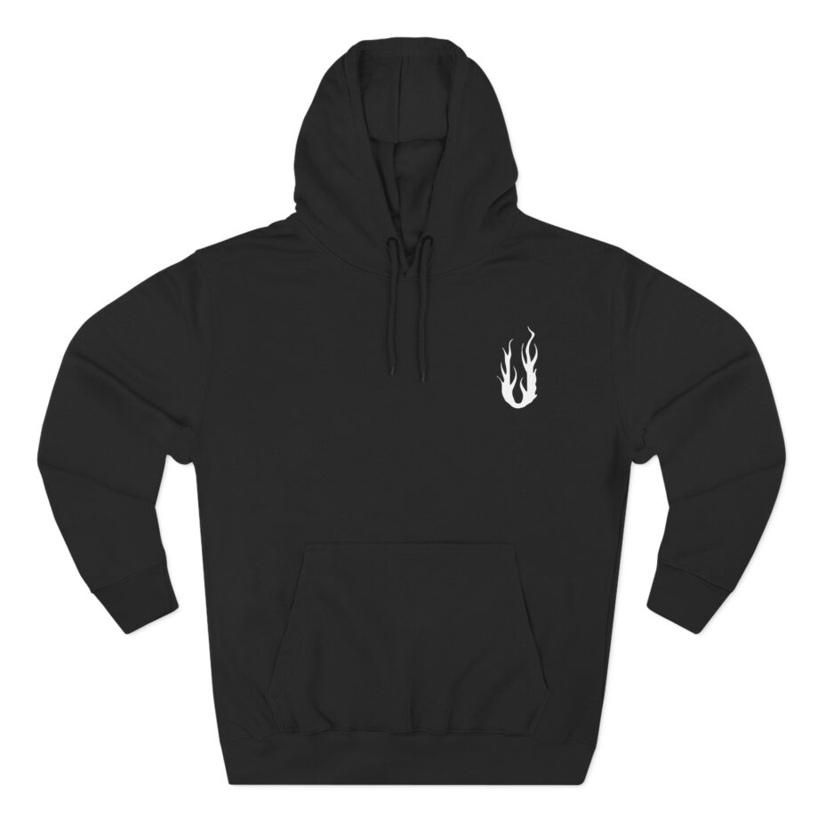 August Burns Red Burning Flowers Three-Panel Fleece Hoodie