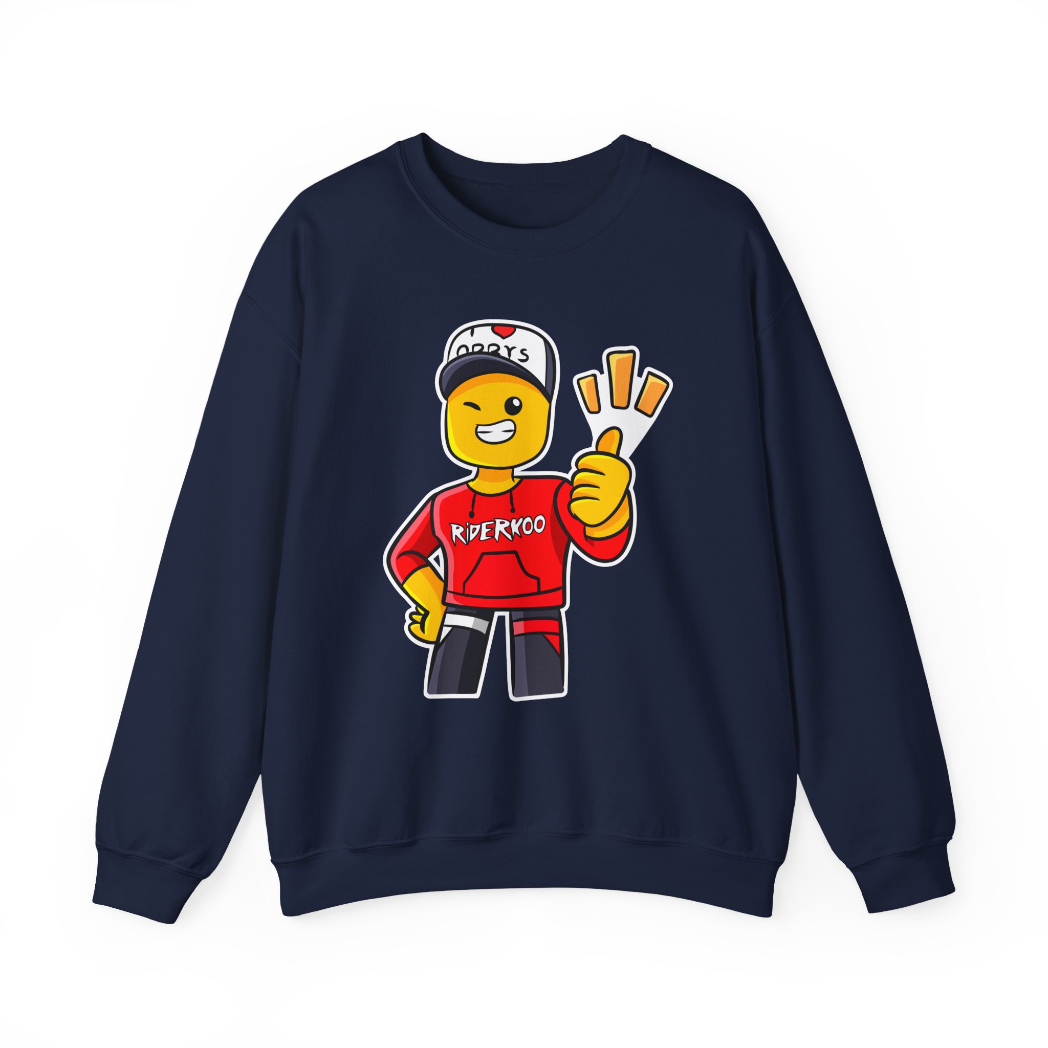 Roblox Thumbs Up Unisex Heavy Blendâ„¢ Crewneck Sweatshirt