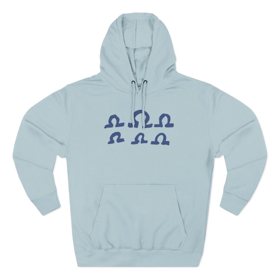 Rosalia Omega Cropped Three-Panel Fleece Hoodie