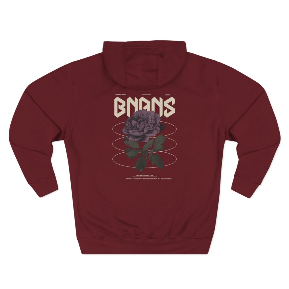 Shroud Into The Wild Bnans Three-Panel Fleece Hoodie