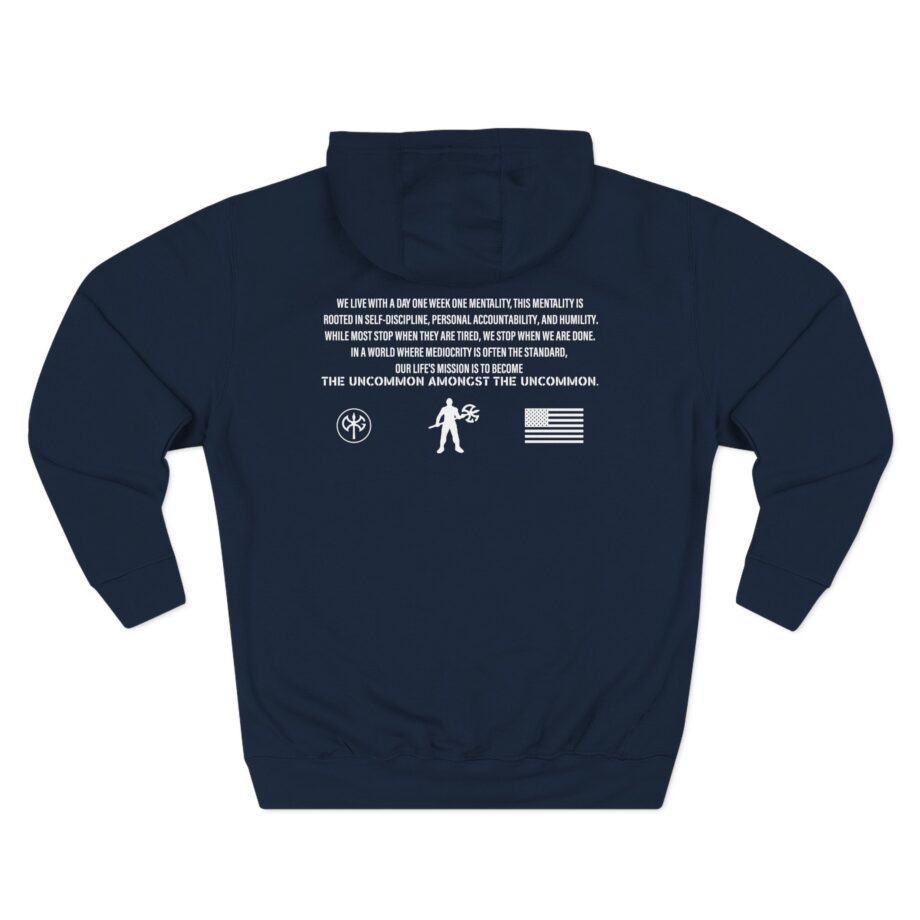 David Goggins Ethos Slogan Three-Panel Fleece Hoodie