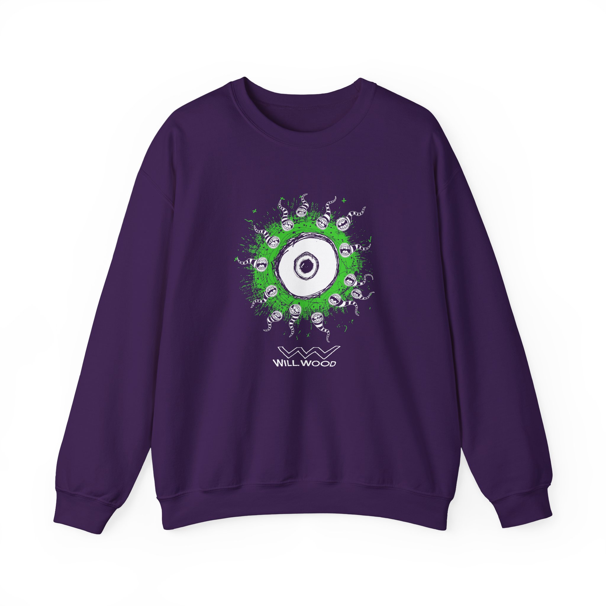 Will Wood Eye Unisex Heavy Blendâ„¢ Crewneck Sweatshirt