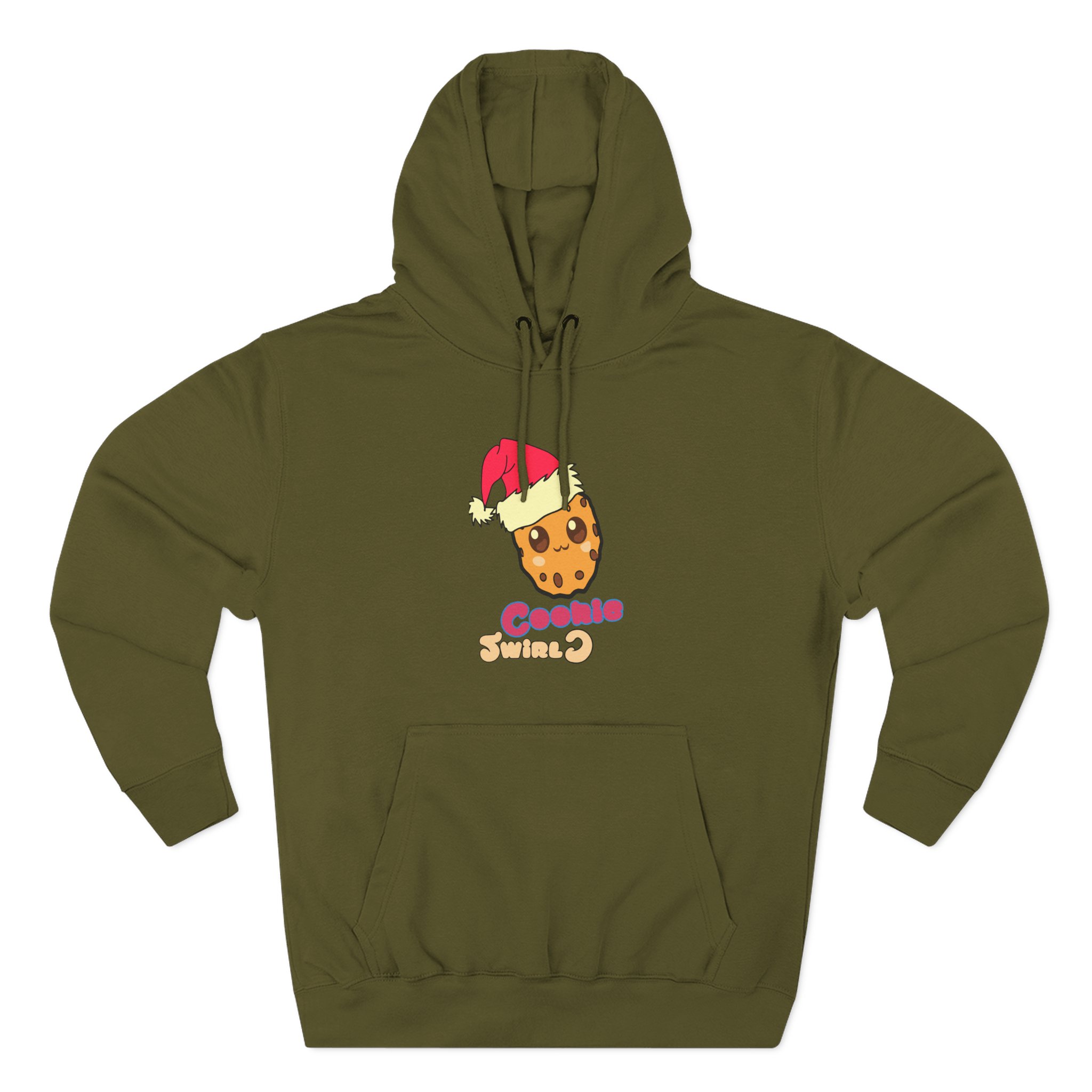 Cookieswirlc Three-Panel Fleece Hoodie