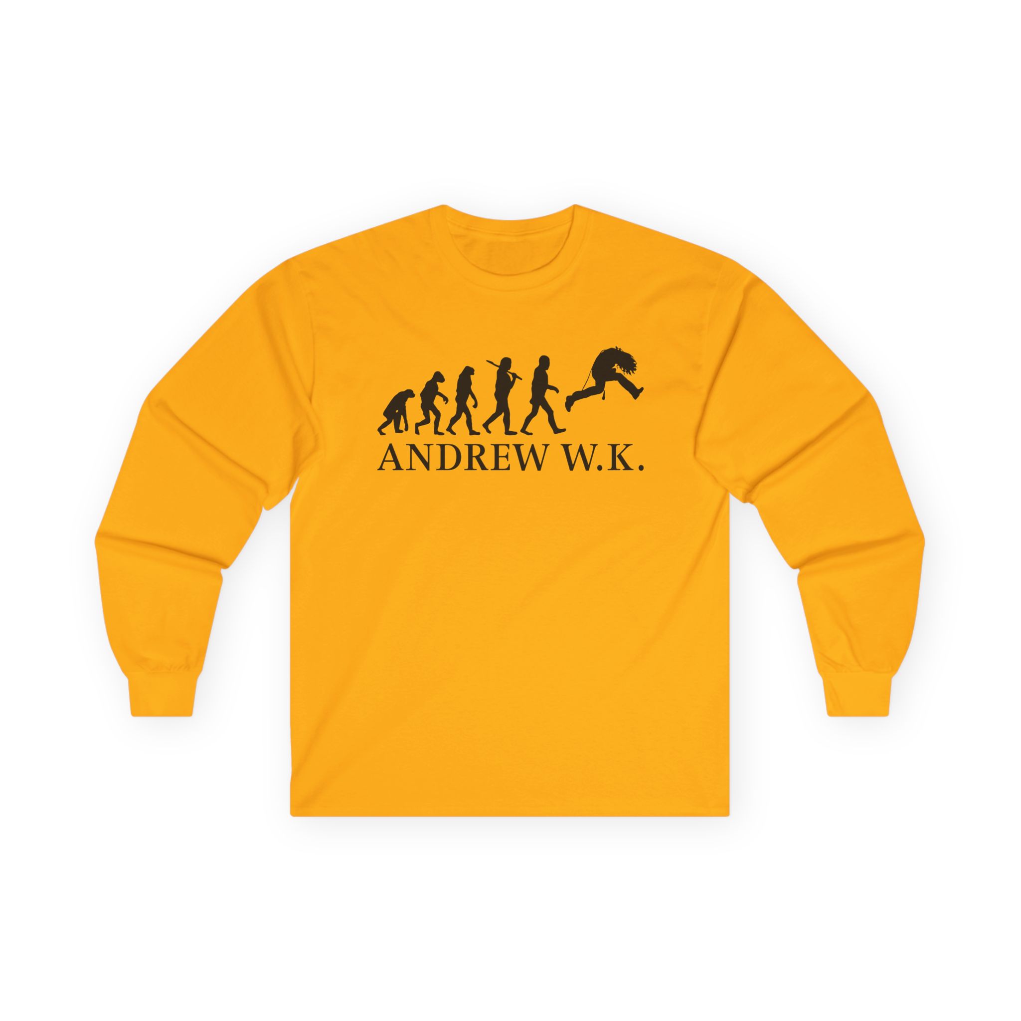 Andrew Wk Evolution of Partying Unisex Ultra Cotton Long Sleeve Tee