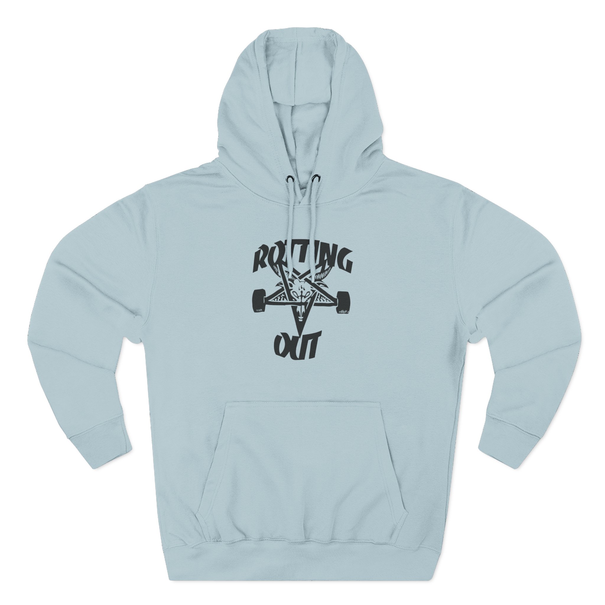 Rotting Out Three-Panel Fleece Hoodie