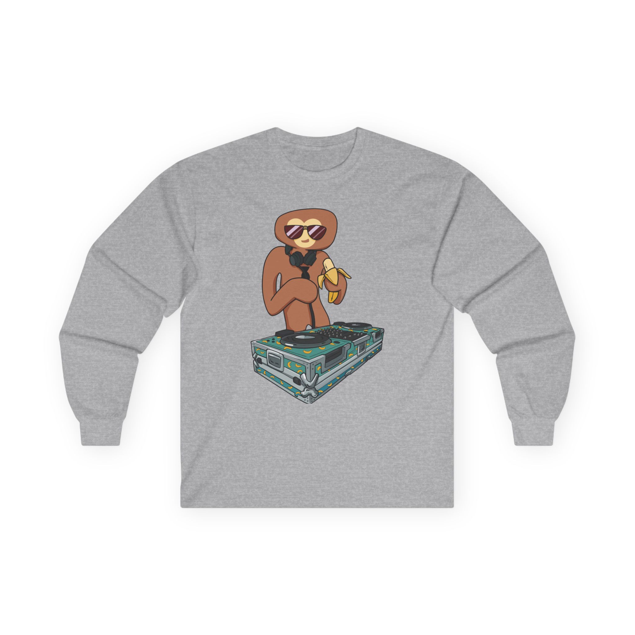 Spoonkid Dj Monke Unisex Ultra Cotton Long Sleeve Tee