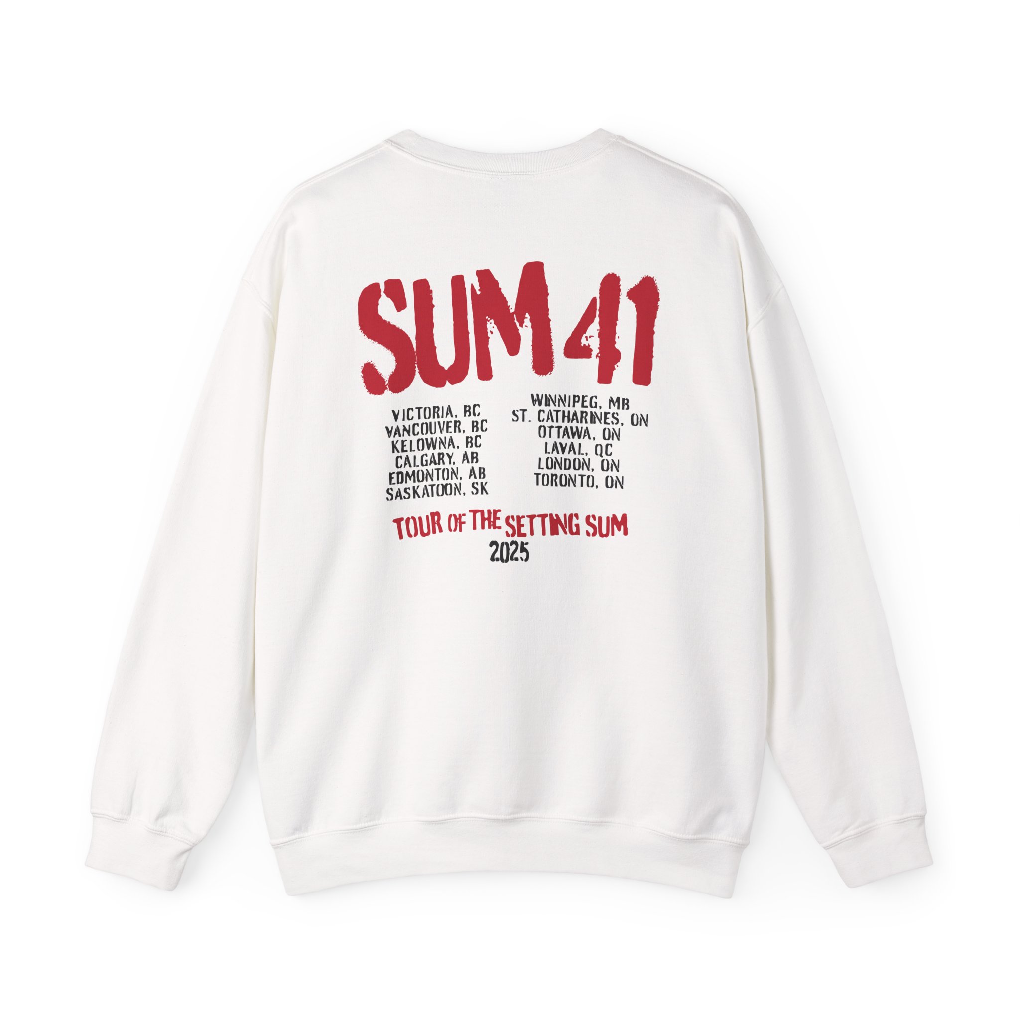 Sum 41 the Final Tour Unisex Heavy Blendâ„¢ Crewneck Sweatshirt