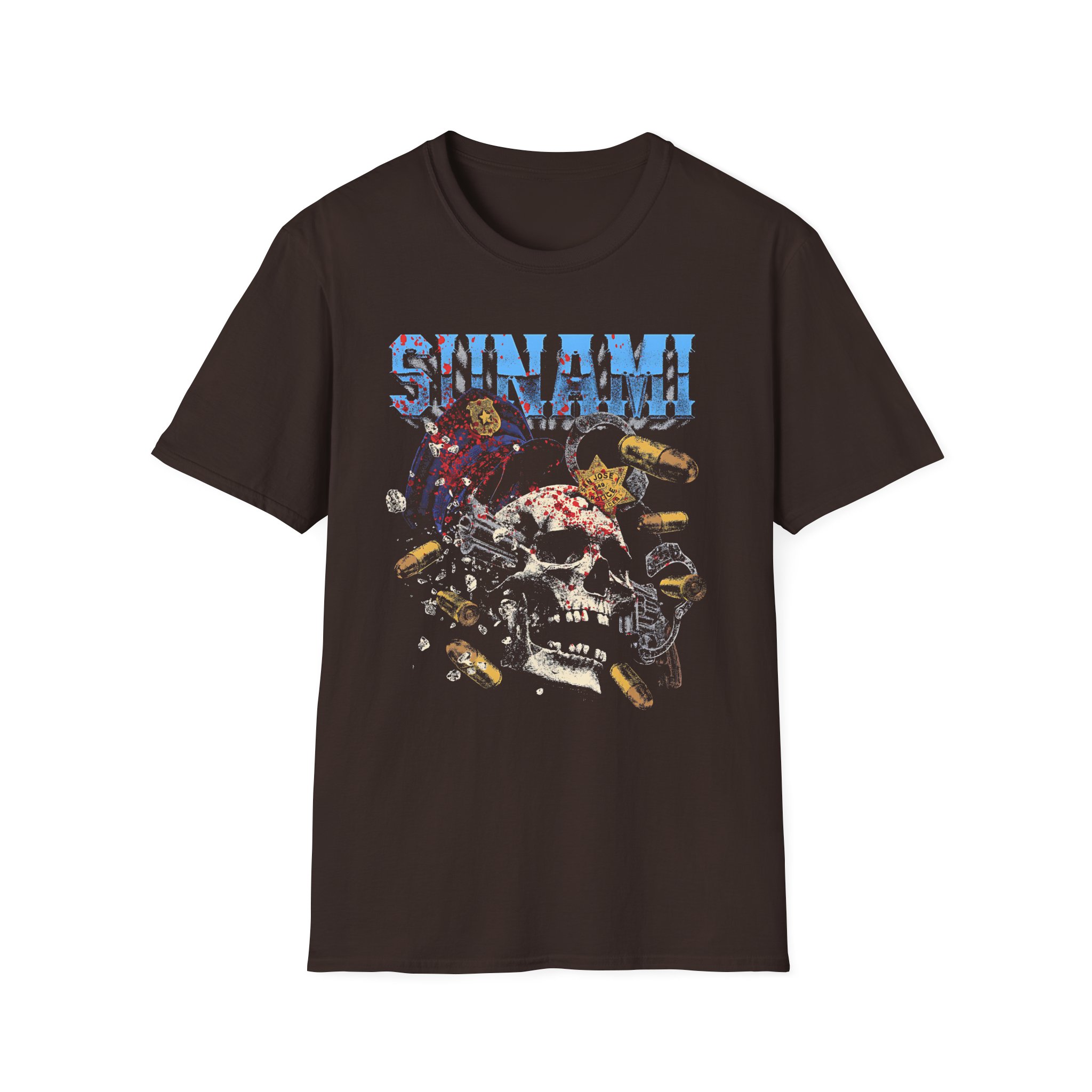 Sunami Skull Unisex Softstyle T-Shirt