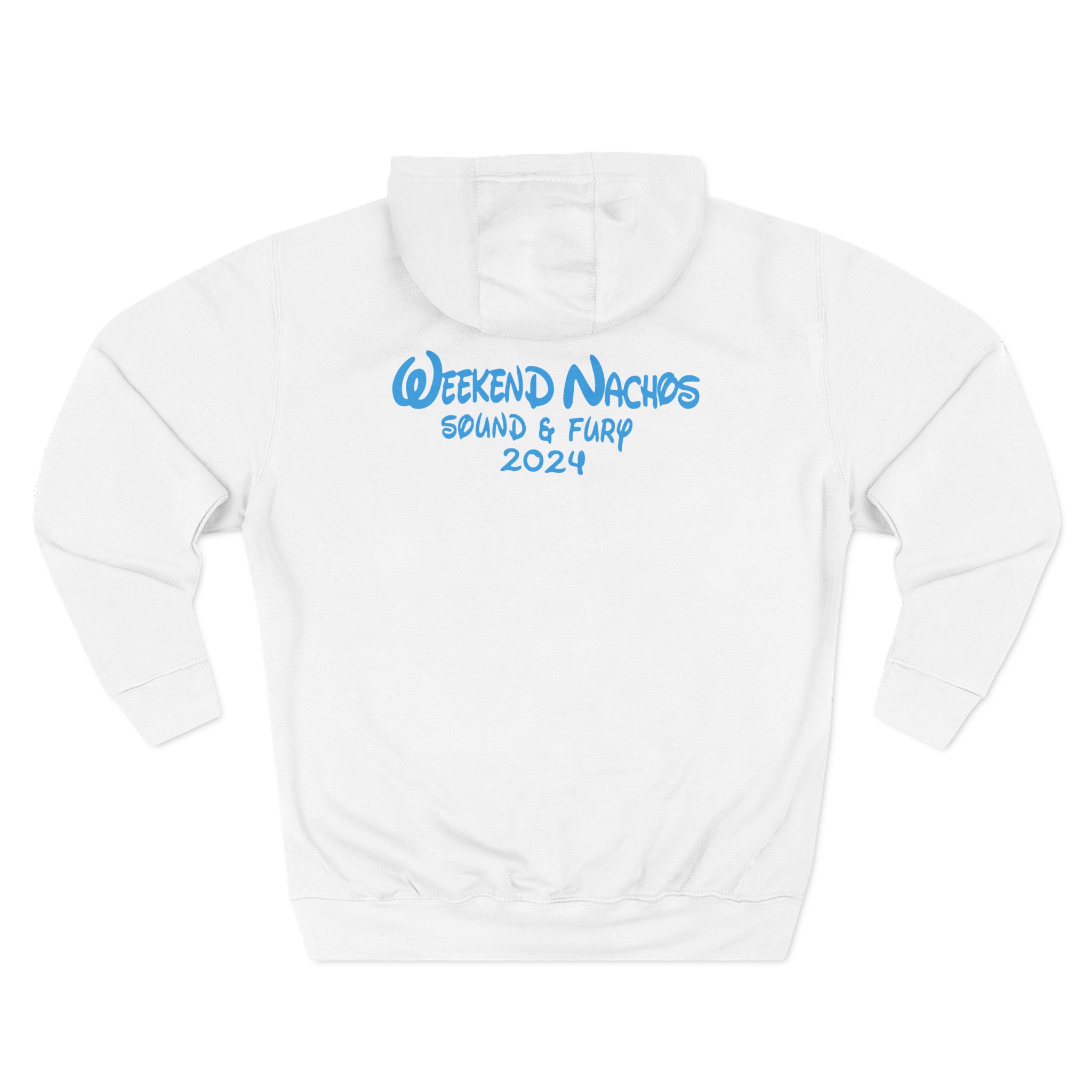 Weekend Nachos Sound and Fury Three-Panel Fleece Hoodie
