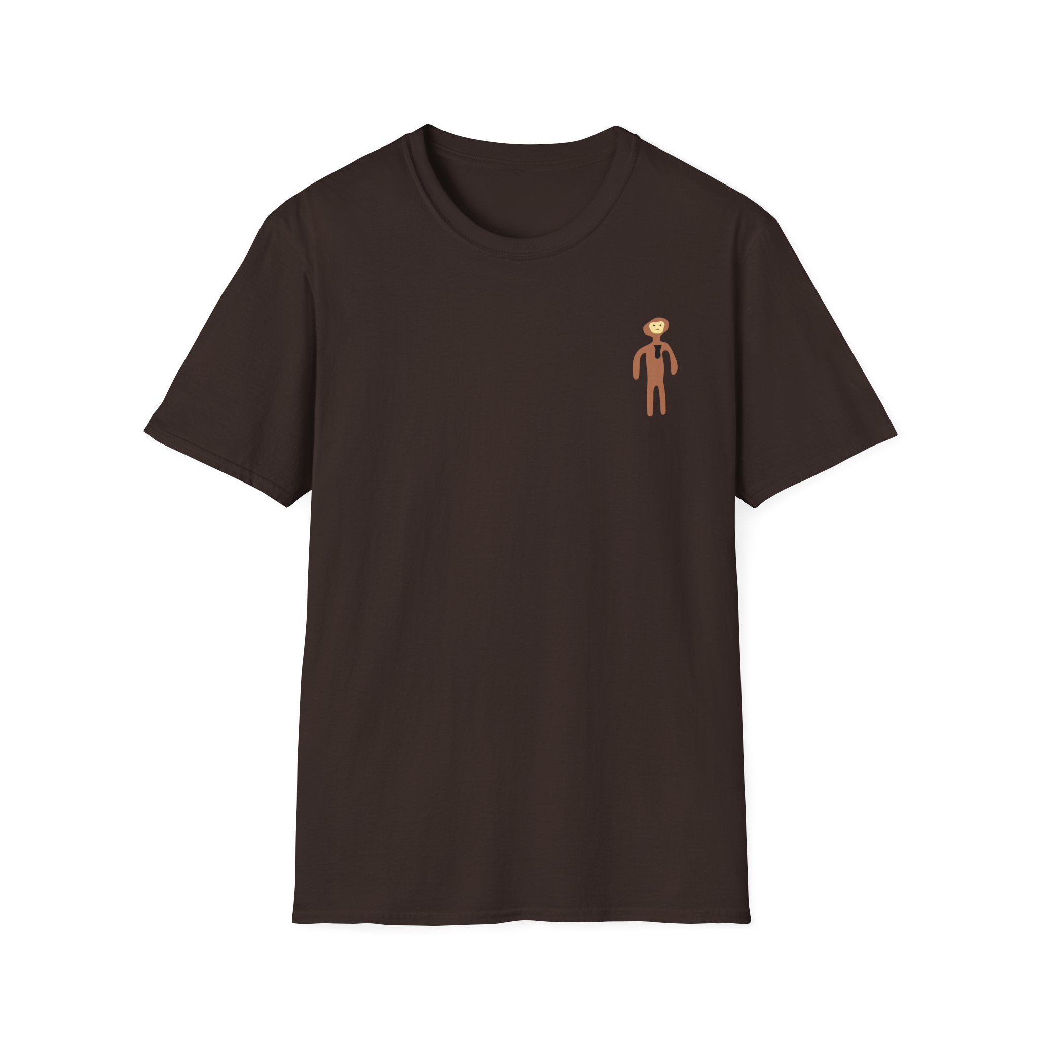 Monke Embroidered Unisex Softstyle T-Shirt