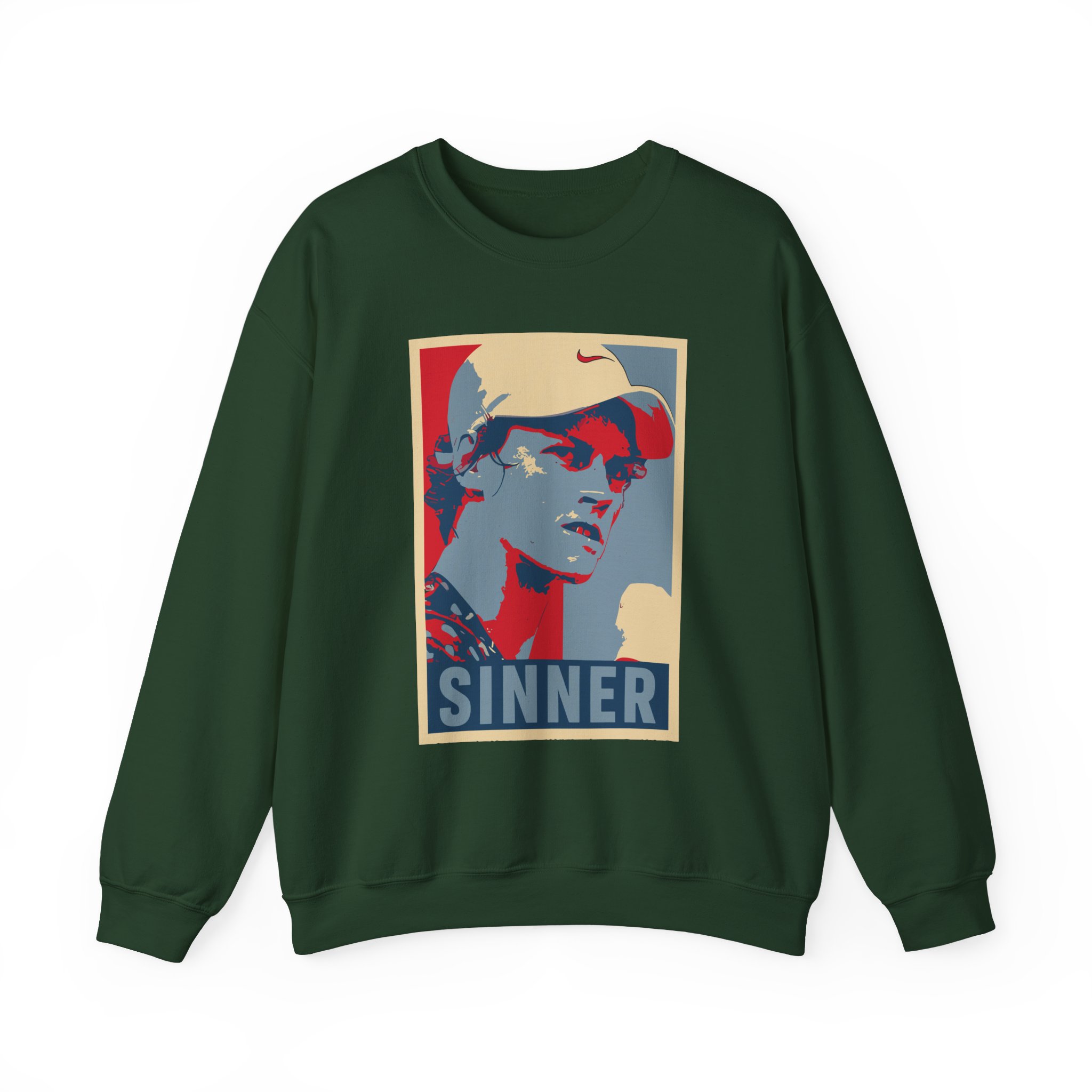 Jannik Sinner Unisex Heavy Blendâ„¢ Crewneck Sweatshirt