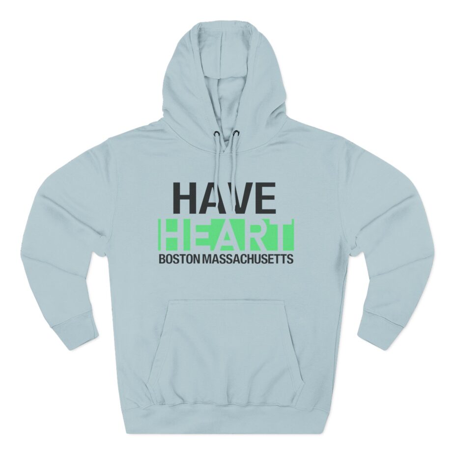 Have Heart Armed With a Mind Three-Panel Fleece Hoodie