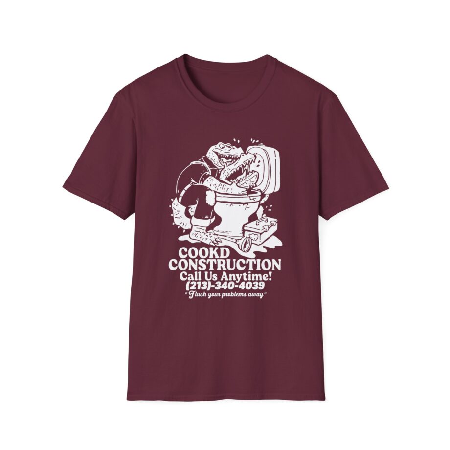 Lazarbeam  Cookd Construction Call Us Anytime Unisex Softstyle T-Shirt