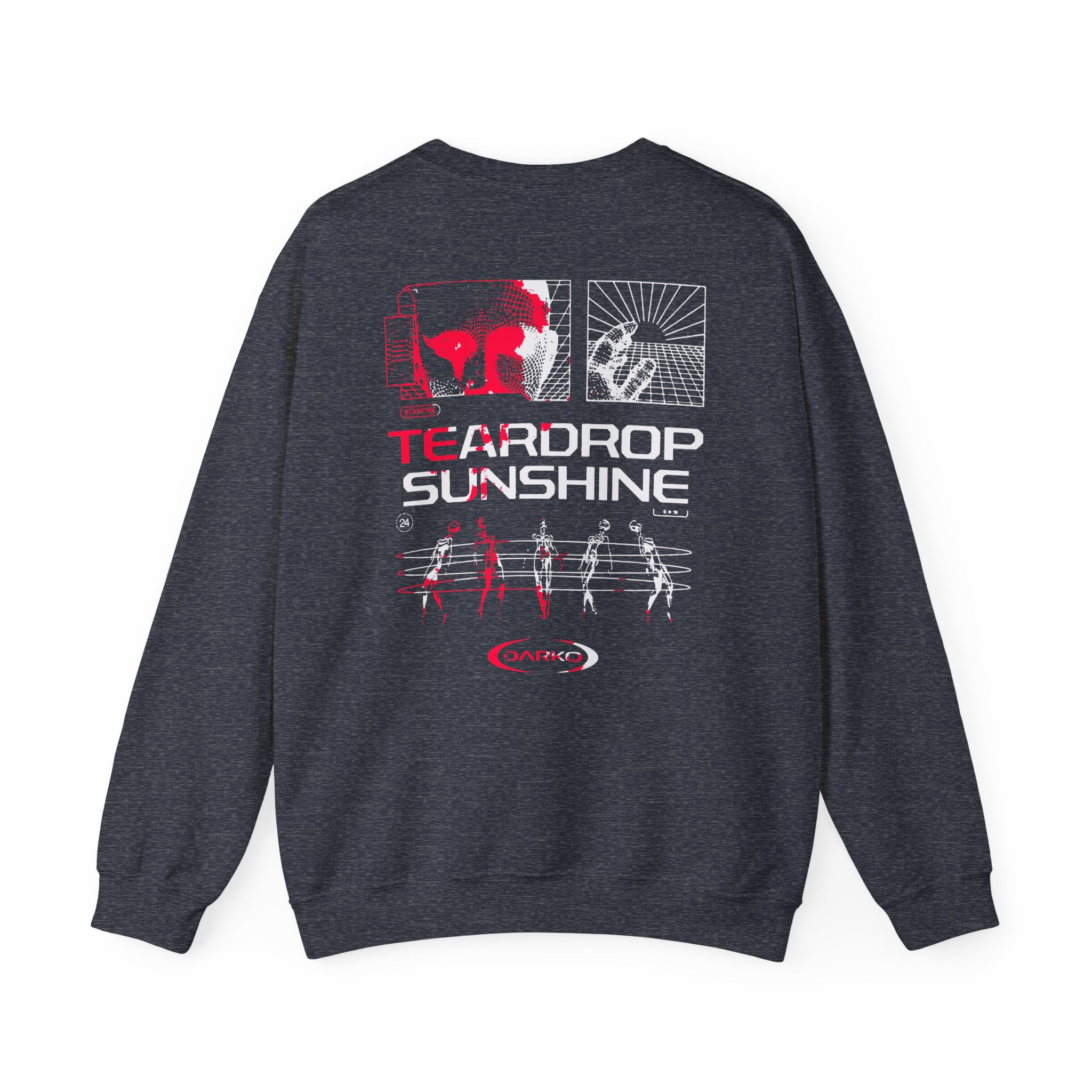Darko Teardrop Sunshine Unisex Heavy Blendâ„¢ Crewneck Sweatshirt