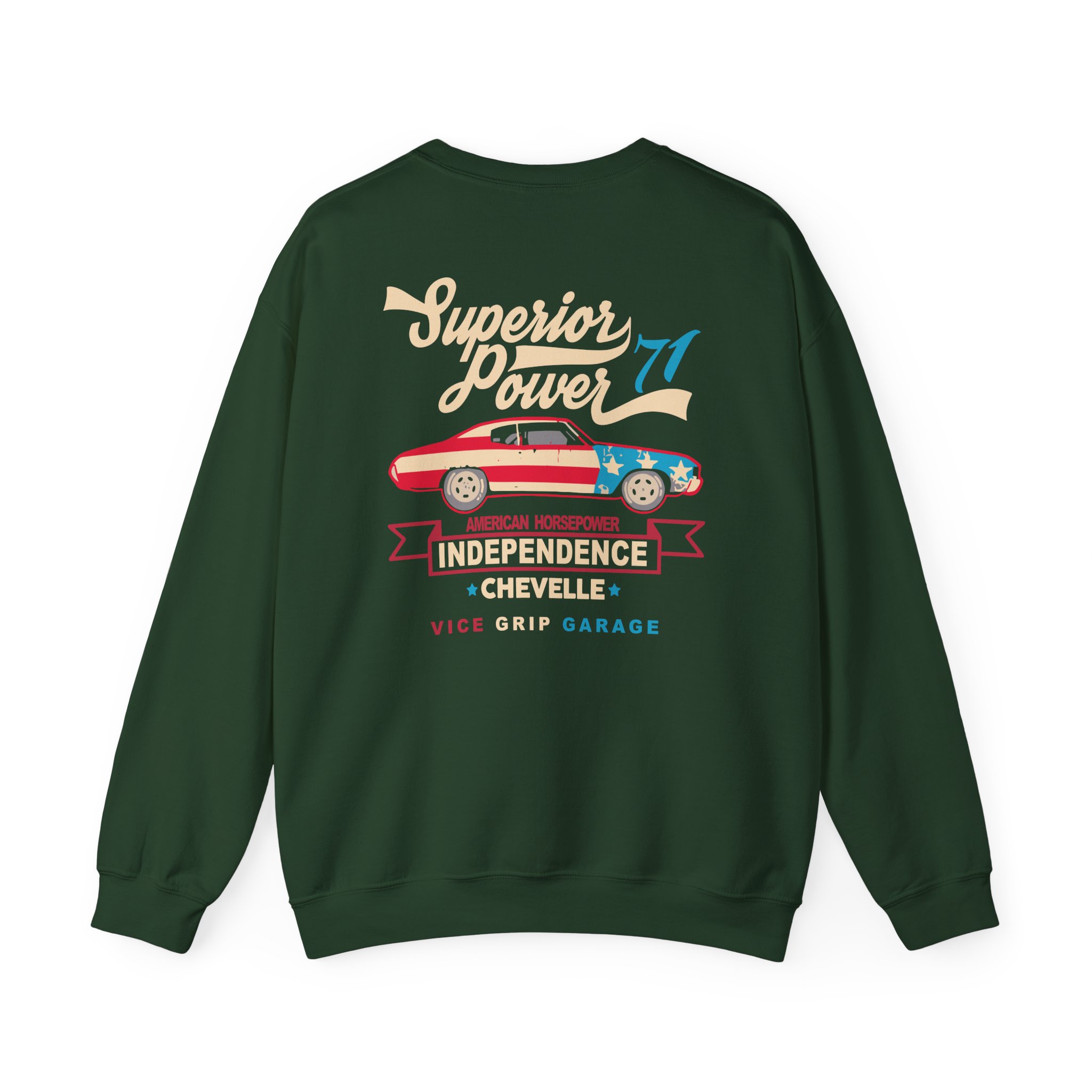 Vicegripgarage Superior Power Independence Unisex Heavy Blendâ„¢ Crewneck Sweatshirt