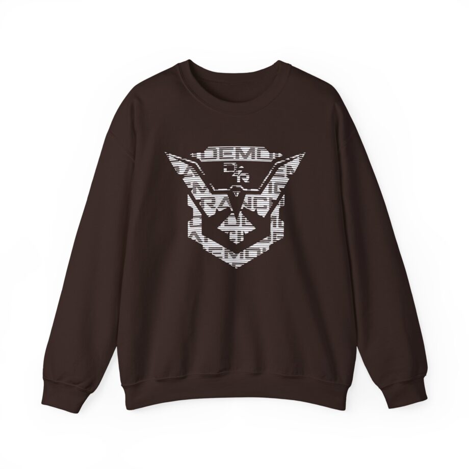 Demolition Ranch Demo Glitch Shield Unisex Heavy Blend™ Crewneck Sweatshirt