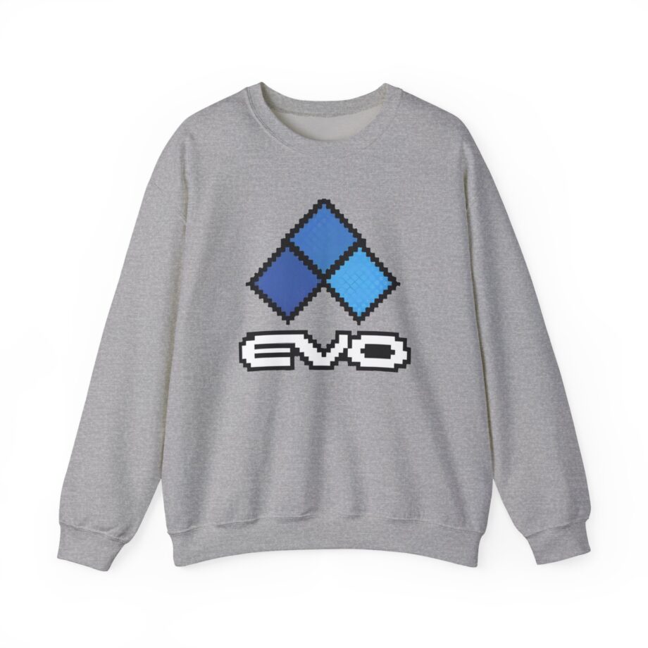Evo 8 Bit Logo Returns Unisex Heavy Blend™ Crewneck Sweatshirt
