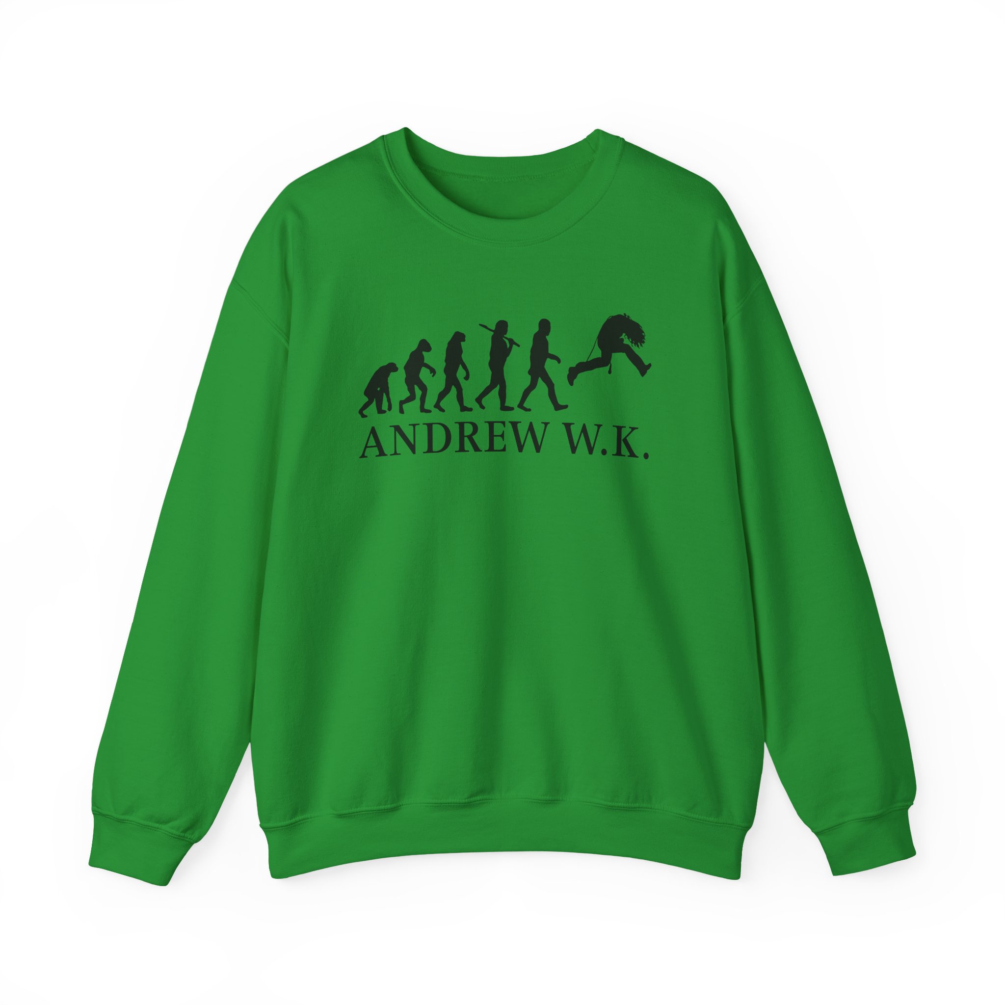 Andrew Wk Evolution of Partying Unisex Heavy Blendâ„¢ Crewneck Sweatshirt