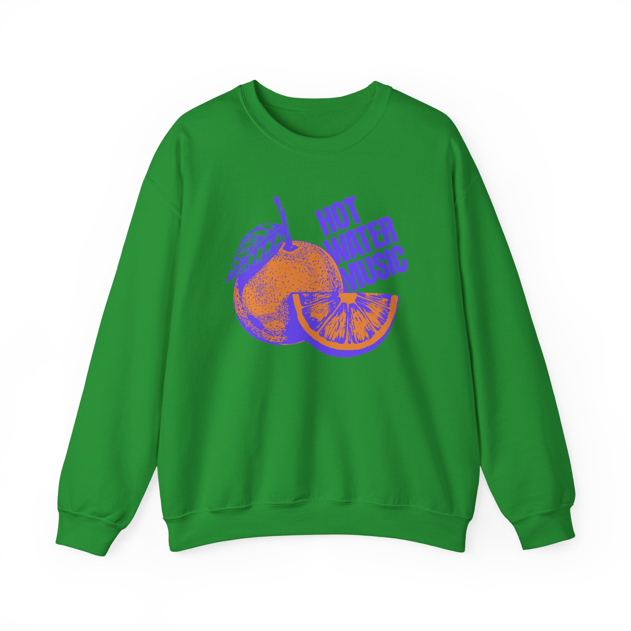 Hot Water Music Florida Orange Unisex Heavy Blendâ„¢ Crewneck Sweatshirt