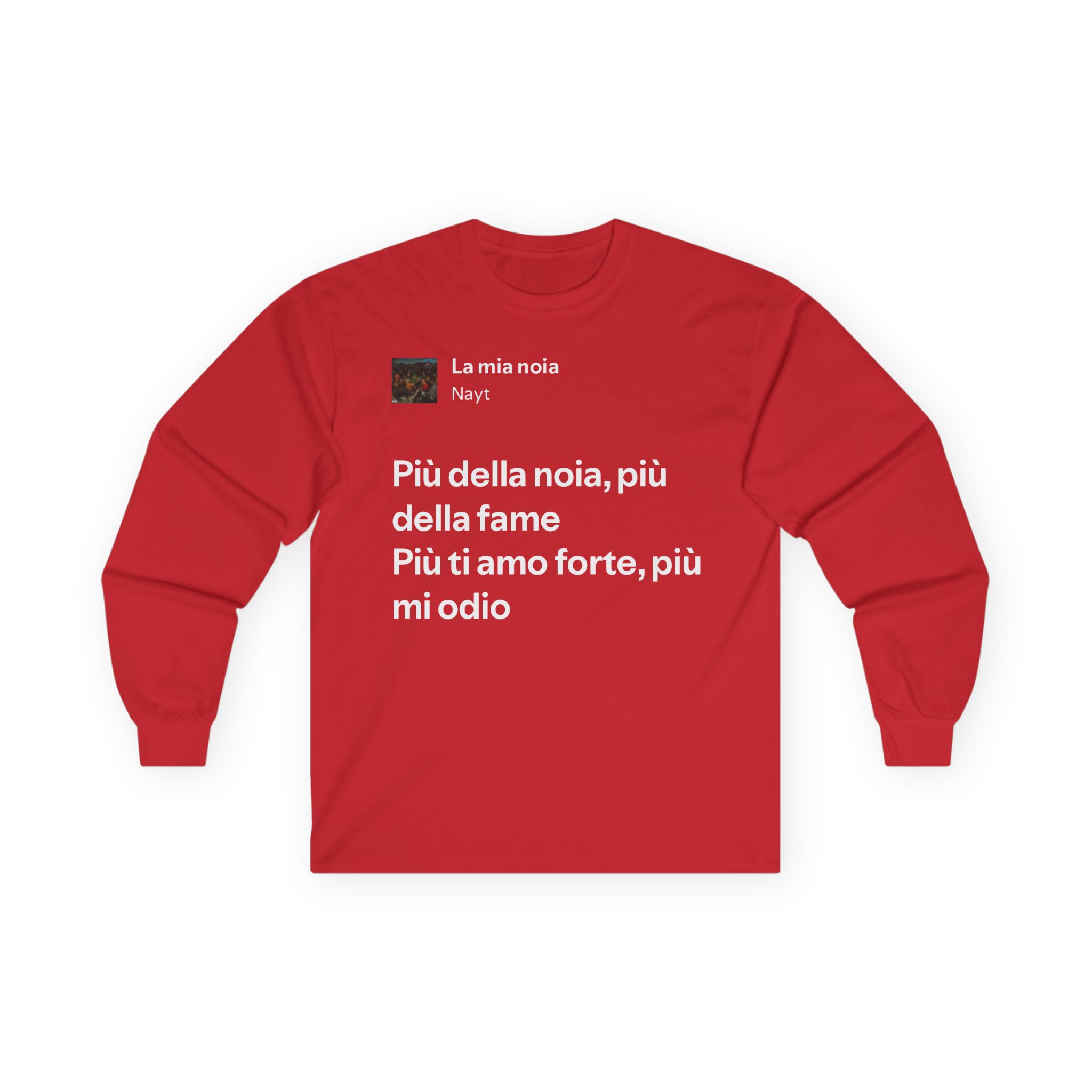 Nayt La Mia Noia Unisex Ultra Cotton Long Sleeve Tee