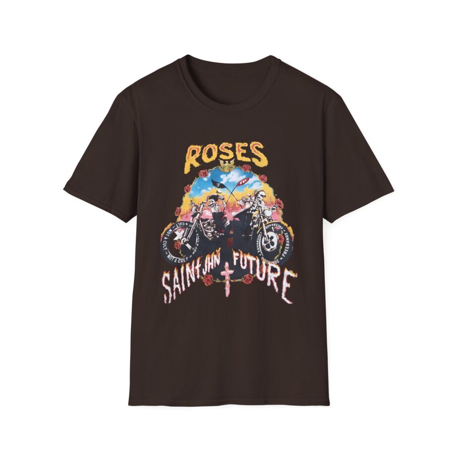 Saint Jhn Not a Cult X Freebandz Roses Unisex Softstyle T-Shirt