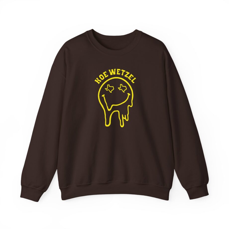 Koe Wetzel Drippy Smiley Unisex Heavy Blend™ Crewneck Sweatshirt