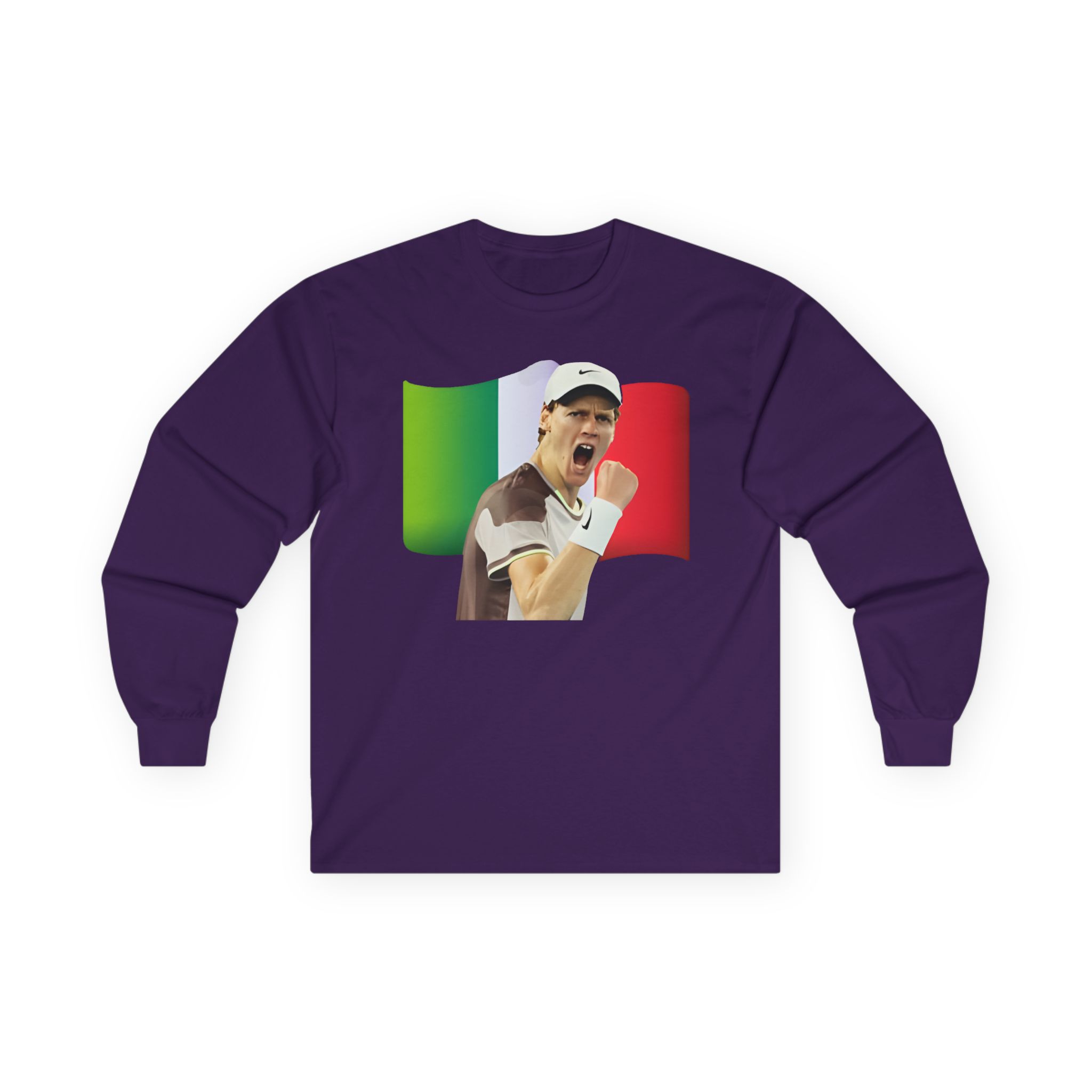 Jannik Sinner Italian Tennis Star Fan Unisex Ultra Cotton Long Sleeve Tee