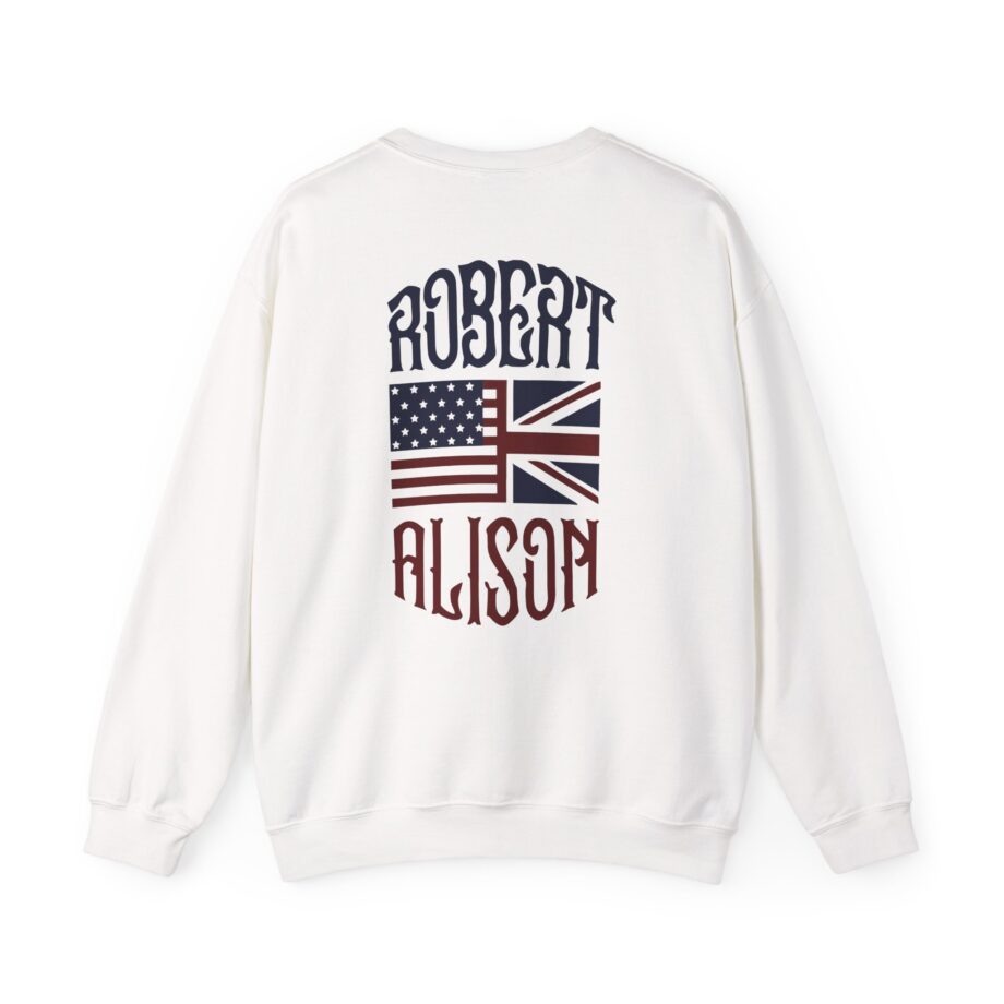 Robert Plant Inflated Type Unisex Heavy Blend™ Crewneck Sweatshirt