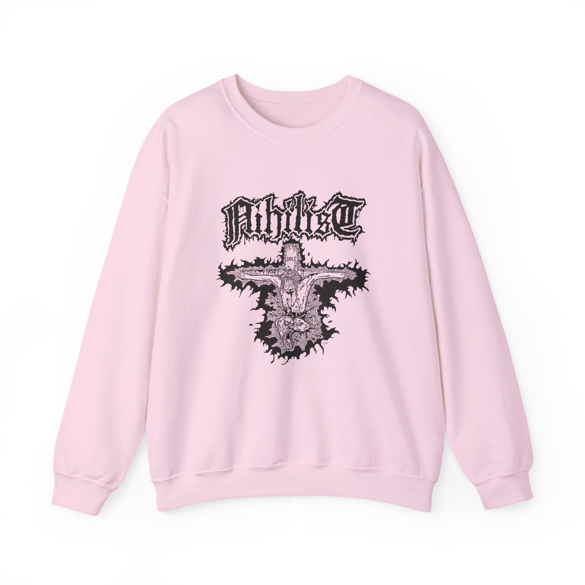 Entombed Nihilist Cross Unisex Heavy Blendâ„¢ Crewneck Sweatshirt
