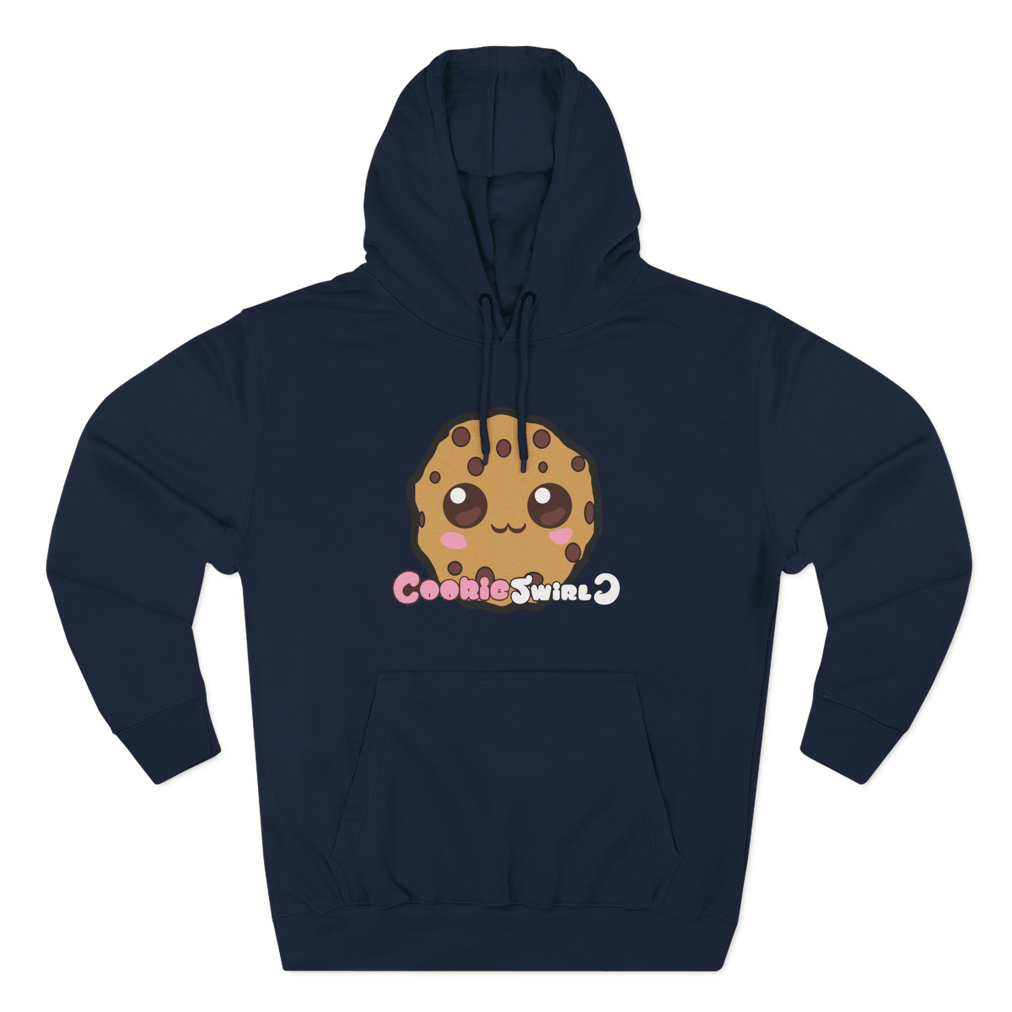 Cookieswirlc Three-Panel Fleece Hoodie